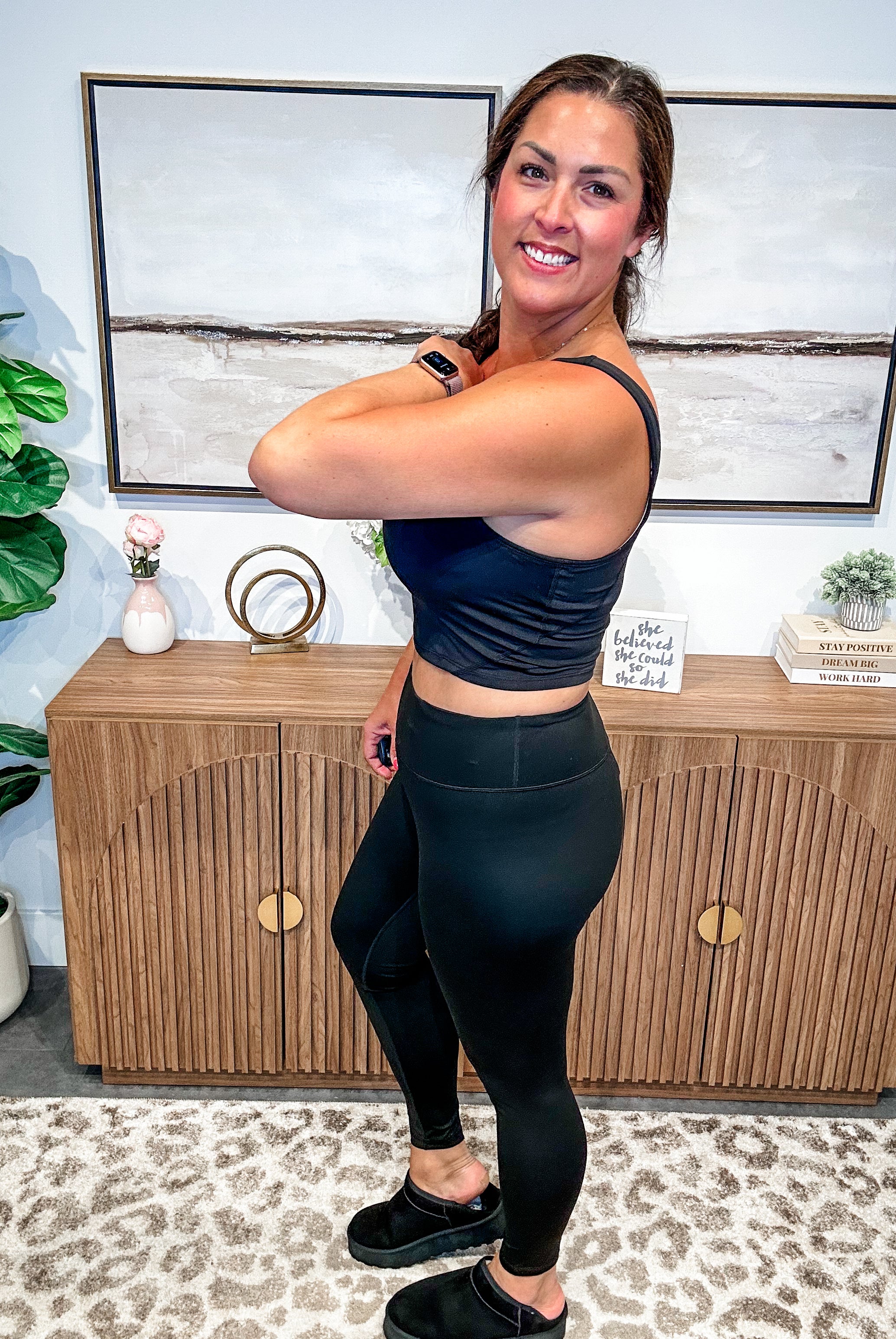 Momentum High-Rise Active Leggings (S-L)-210 Leggings/Joggers-Yelete-Hello Friends Boutique-Woman's Fashion Boutique Located in Traverse City, MI