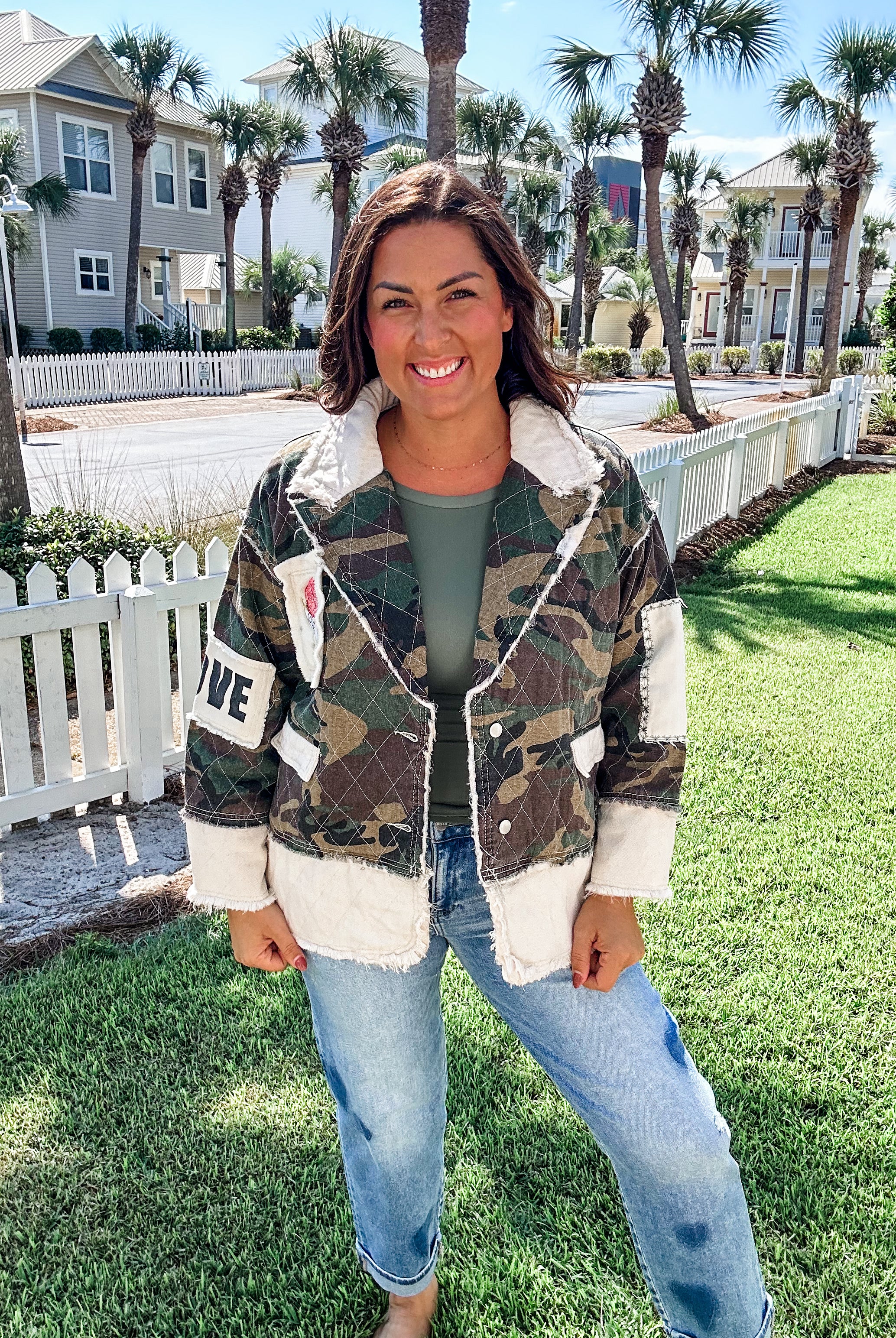 Boss Babe Loving Jacket (S-L)-170 Outerwear/Jackets-POL-Hello Friends Boutique-Woman's Fashion Boutique Located in Traverse City, MI