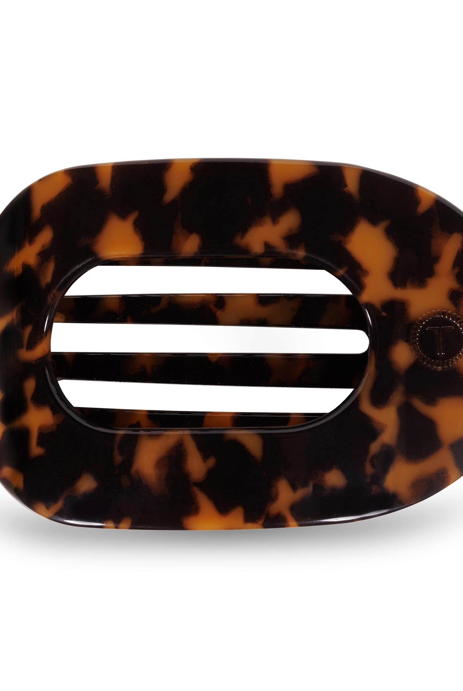 Round Flat Hair Clip | Tortoise-290 Beauty-faire - TELETIES-Hello Friends Boutique-Woman's Fashion Boutique Located in Traverse City, MI