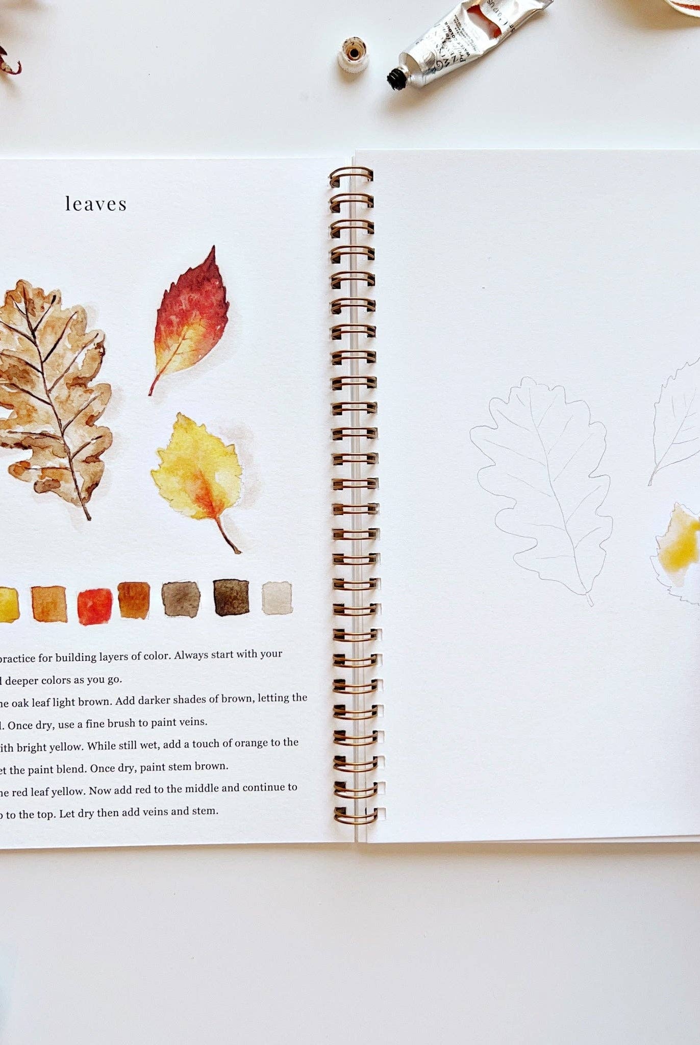 Autumn Bliss Watercolor Workbook-300 Treats/Gift-emily lex studio-Hello Friends Boutique-Woman's Fashion Boutique Located in Traverse City, MI