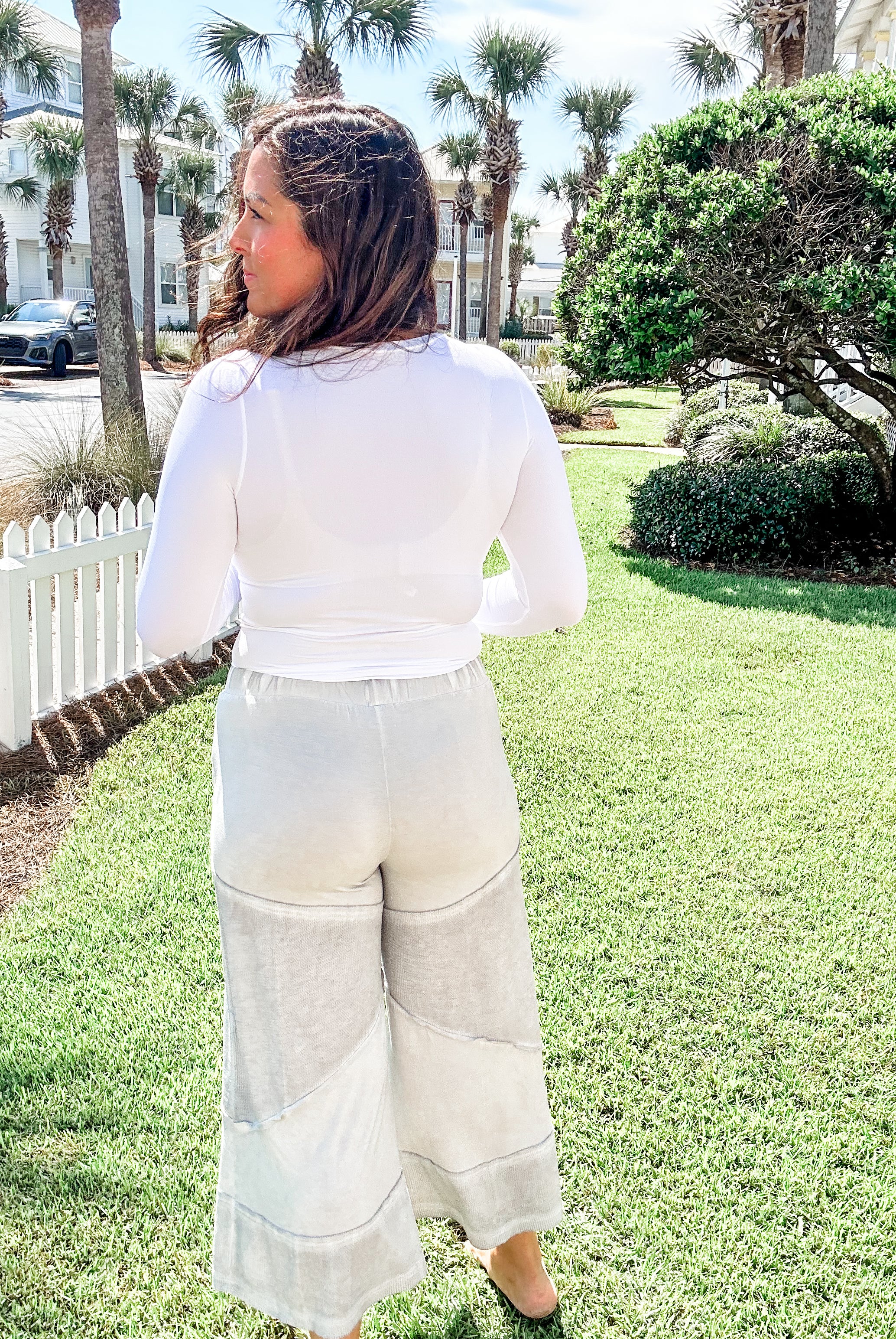 My Fave Dove Pant (S-L)-230 Other Bottoms-POL-Hello Friends Boutique-Woman's Fashion Boutique Located in Traverse City, MI
