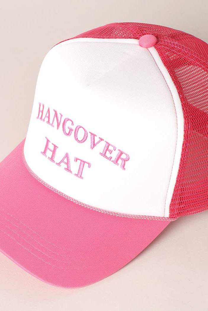 Hangover Hat Trucker Cap-280 Other Accessories-Fashion City-Hello Friends Boutique-Woman's Fashion Boutique Located in Traverse City, MI