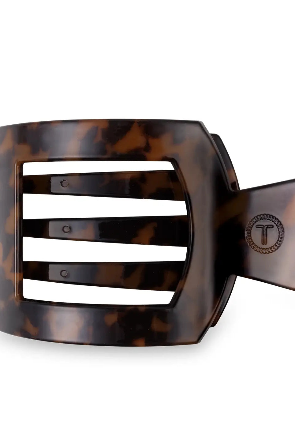 Square Flat Hair Clip | Tortoise-290 Beauty-faire - TELETIES-Hello Friends Boutique-Woman's Fashion Boutique Located in Traverse City, MI