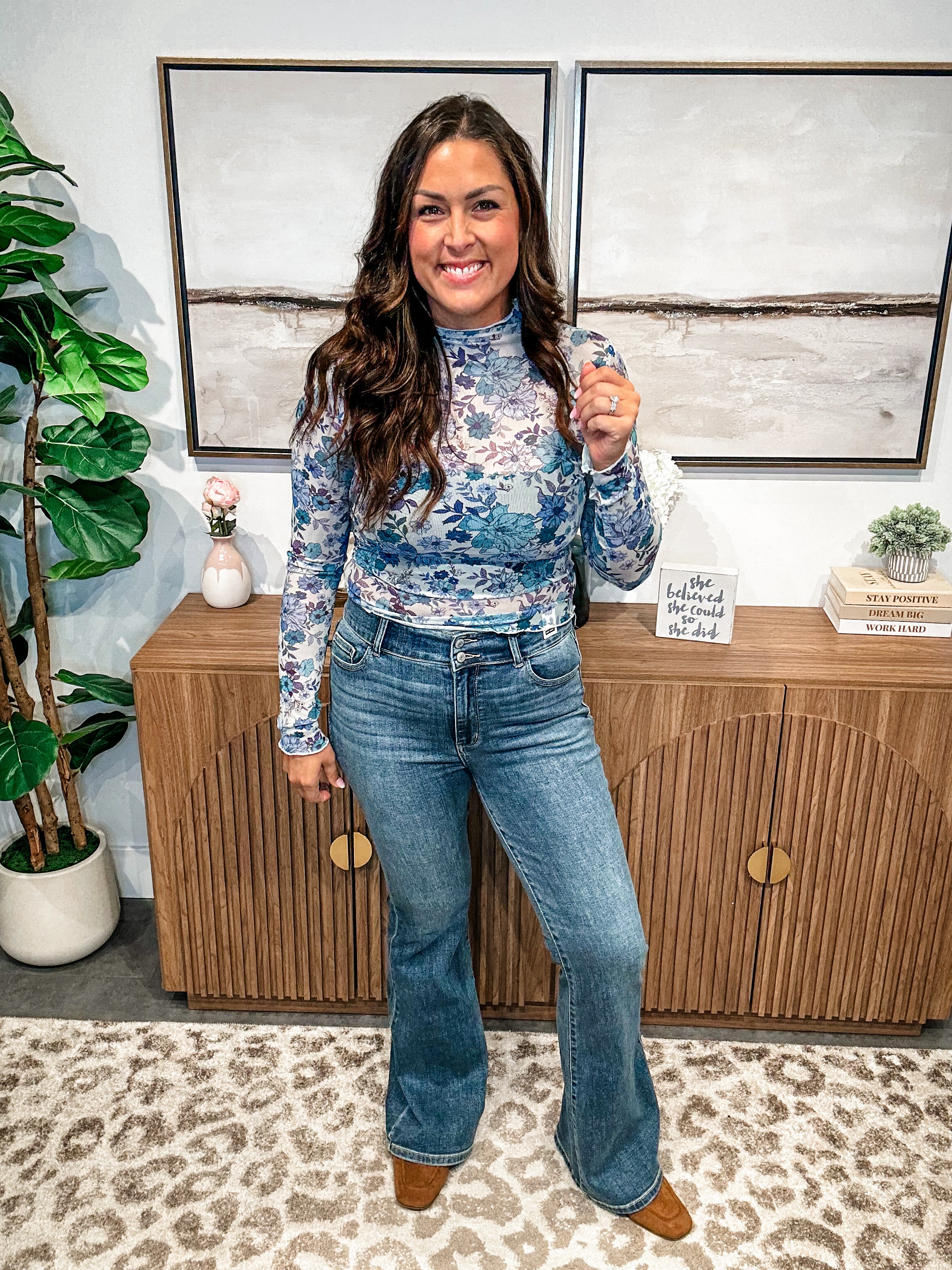 Golden Hour Flare Jeans (0-24W)-200 Denim-Judy Blue-Hello Friends Boutique-Woman's Fashion Boutique Located in Traverse City, MI