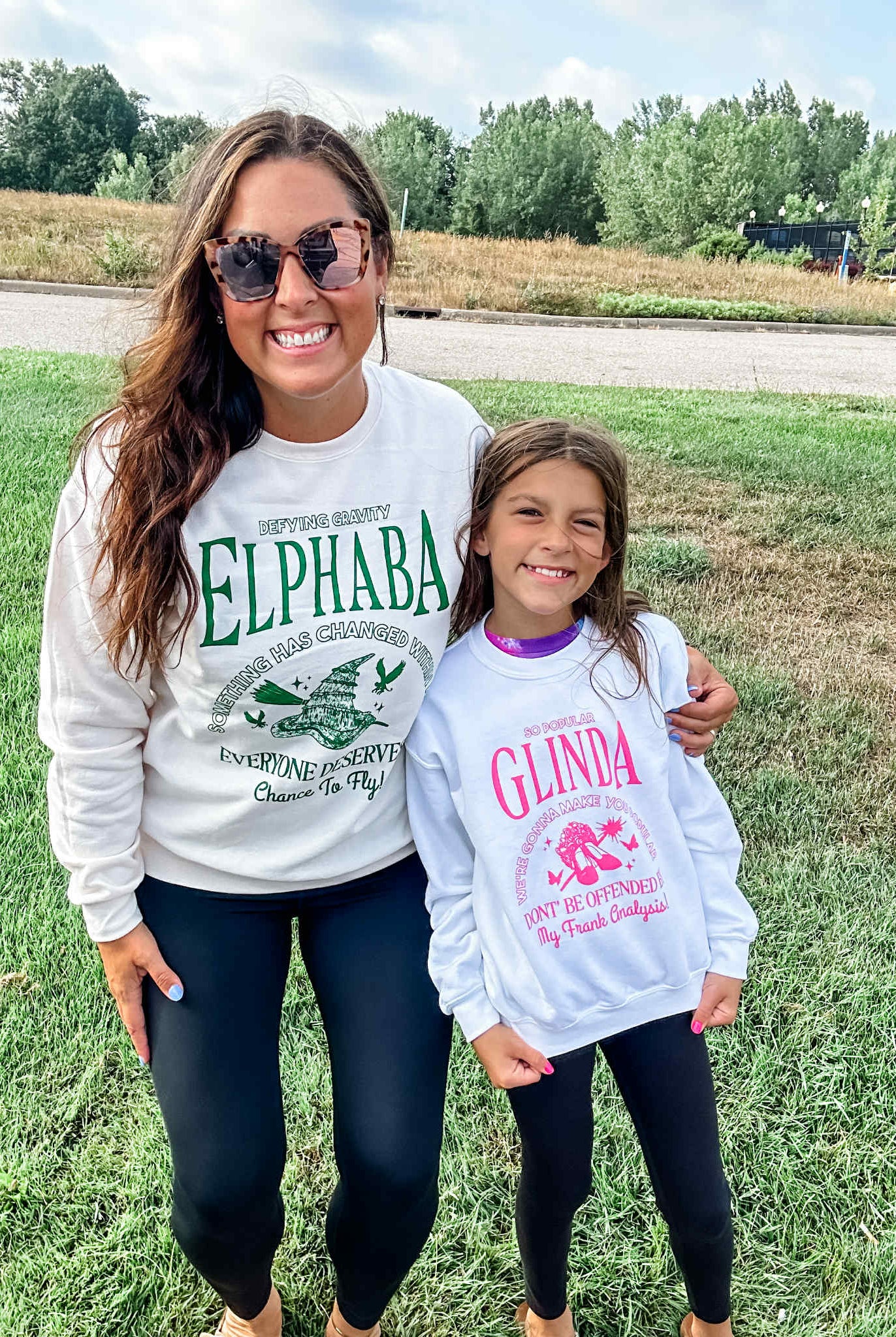 Elphaba OR Glinda Youth (XS-XL) & Adult Sweatshirt (S-2XL)-150 Sweatshirts/Hoodies-Poppy & Pine-Hello Friends Boutique-Woman's Fashion Boutique Located in Traverse City, MI