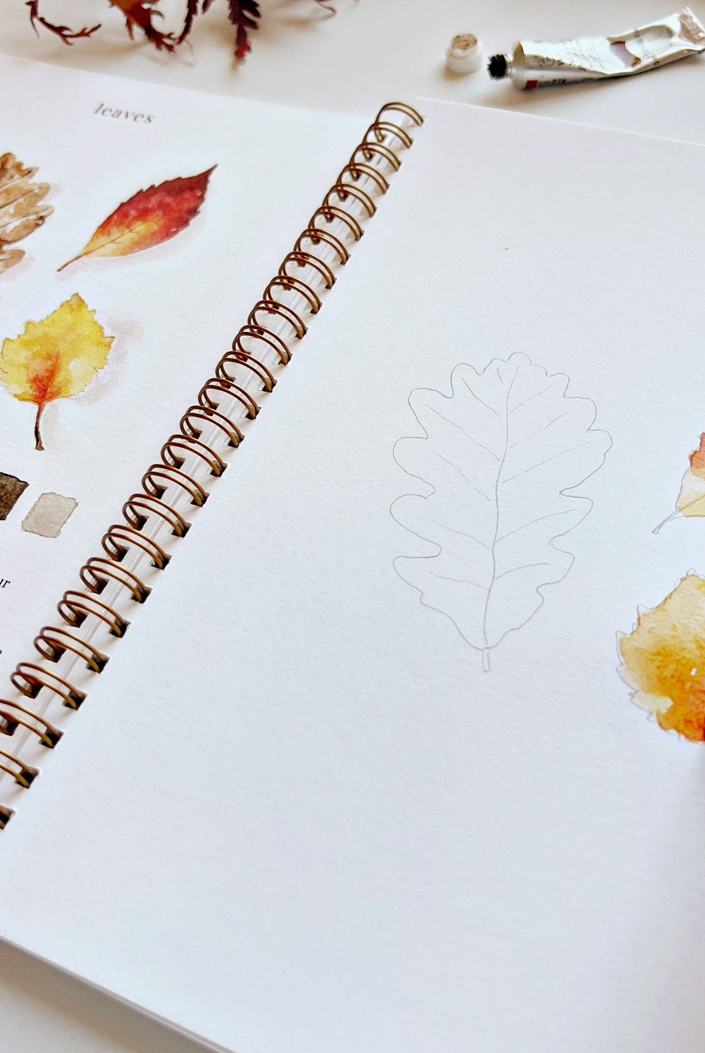 Autumn Bliss Watercolor Workbook-300 Treats/Gift-emily lex studio-Hello Friends Boutique-Woman's Fashion Boutique Located in Traverse City, MI