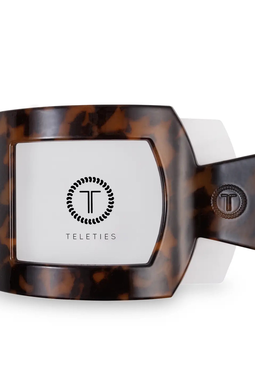 Square Flat Hair Clip | Tortoise-290 Beauty-faire - TELETIES-Hello Friends Boutique-Woman's Fashion Boutique Located in Traverse City, MI