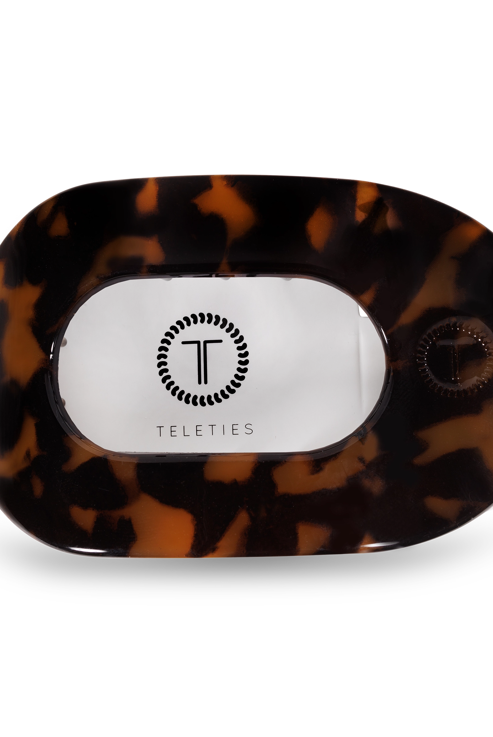 Round Flat Hair Clip | Tortoise-290 Beauty-faire - TELETIES-Hello Friends Boutique-Woman's Fashion Boutique Located in Traverse City, MI