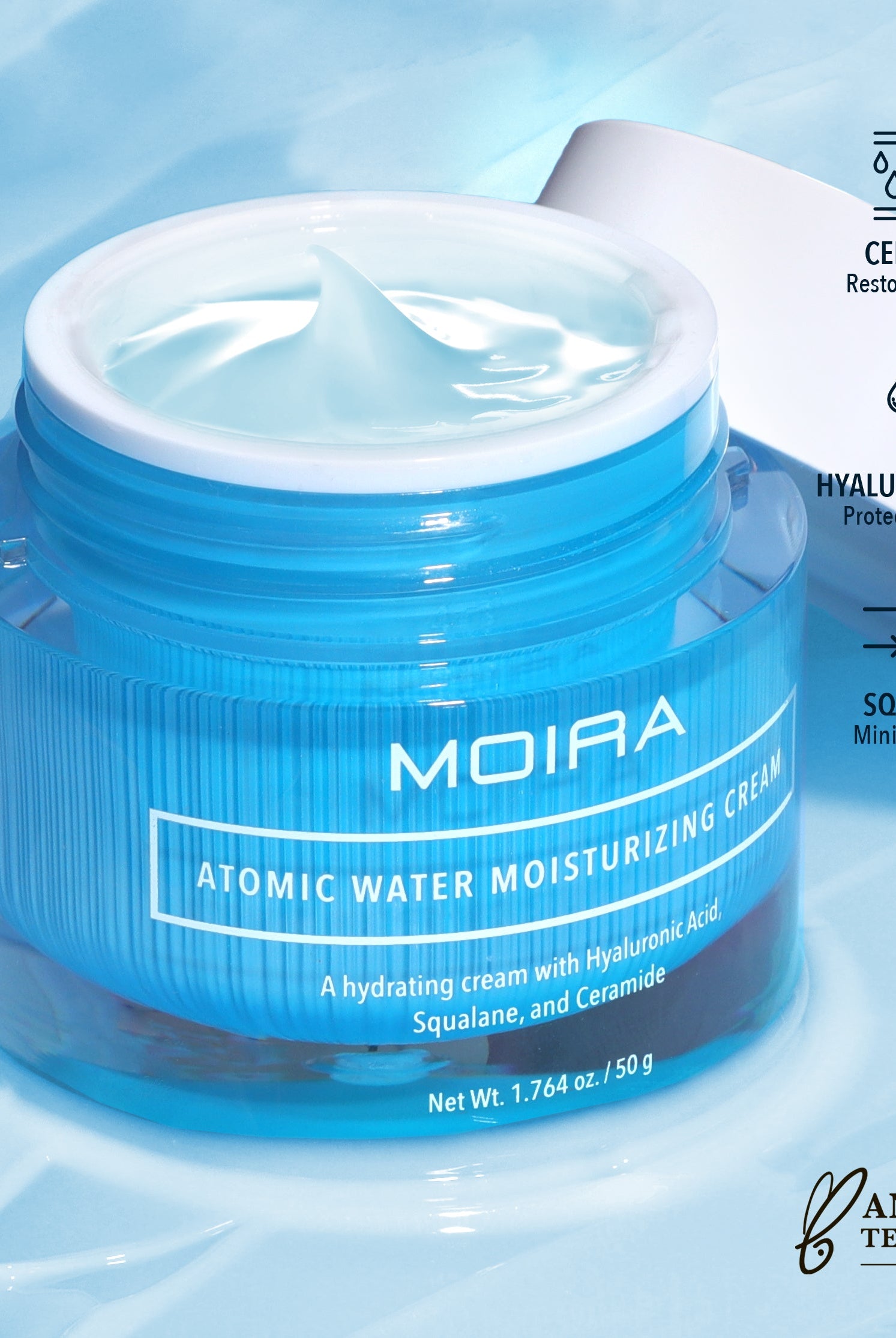 Atomic Water Moisturizing Cream-290 Beauty-MOIRA-Hello Friends Boutique-Woman's Fashion Boutique Located in Traverse City, MI