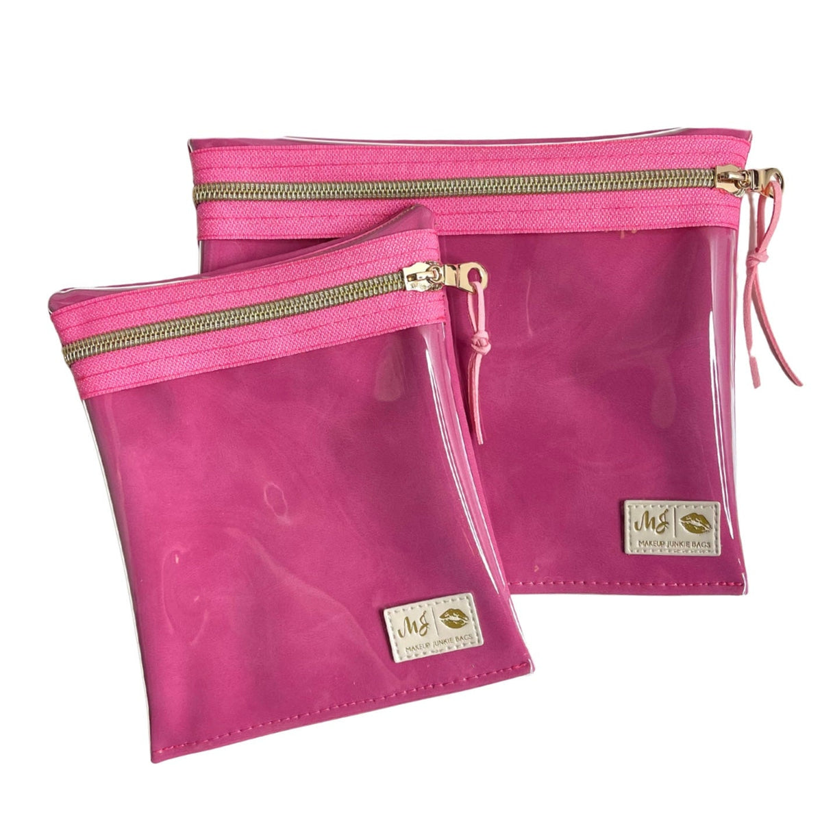 LIVE BOX- Suede Soul Candy - Large Multi Use Clear Pouch