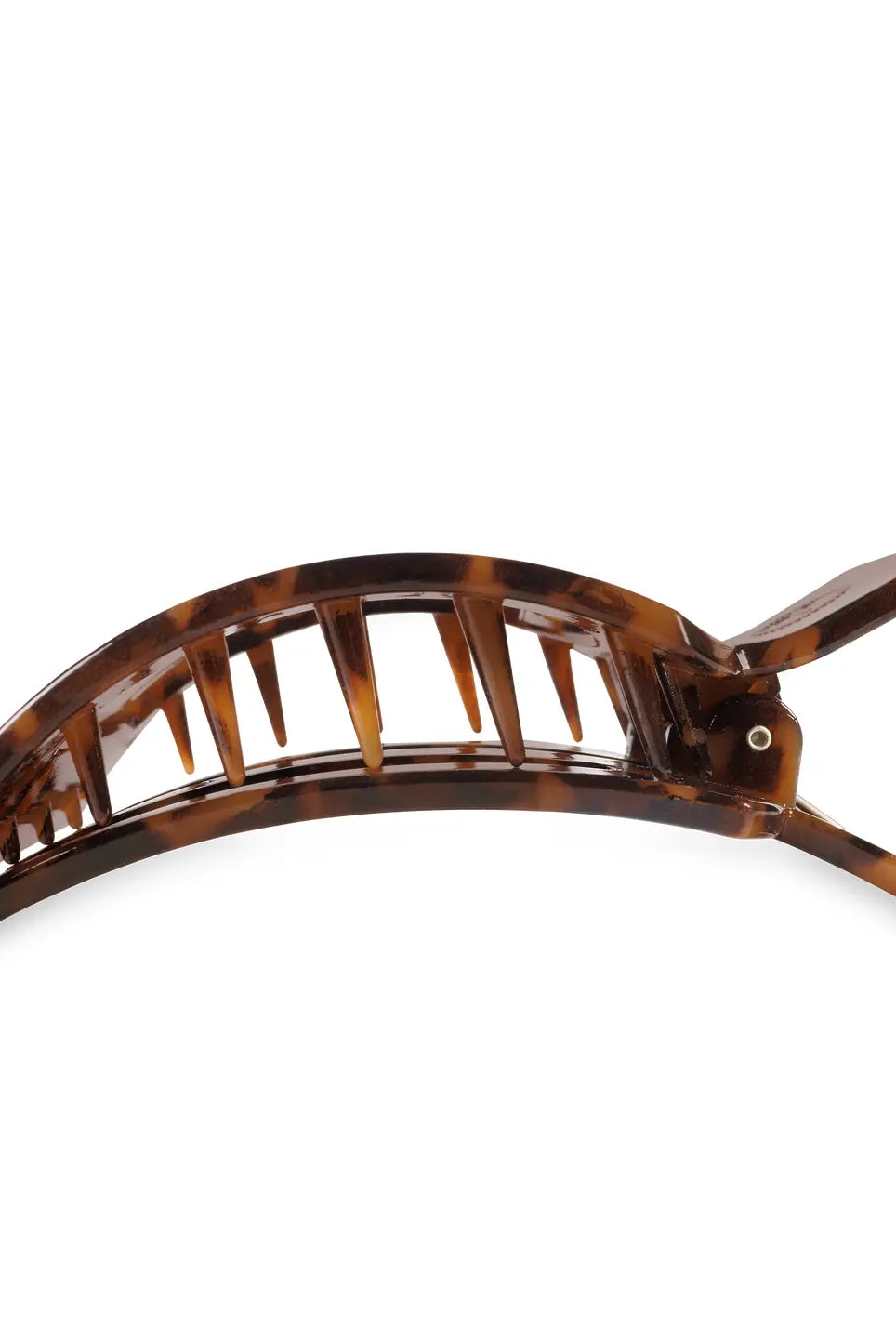 Square Flat Hair Clip | Tortoise-290 Beauty-faire - TELETIES-Hello Friends Boutique-Woman's Fashion Boutique Located in Traverse City, MI