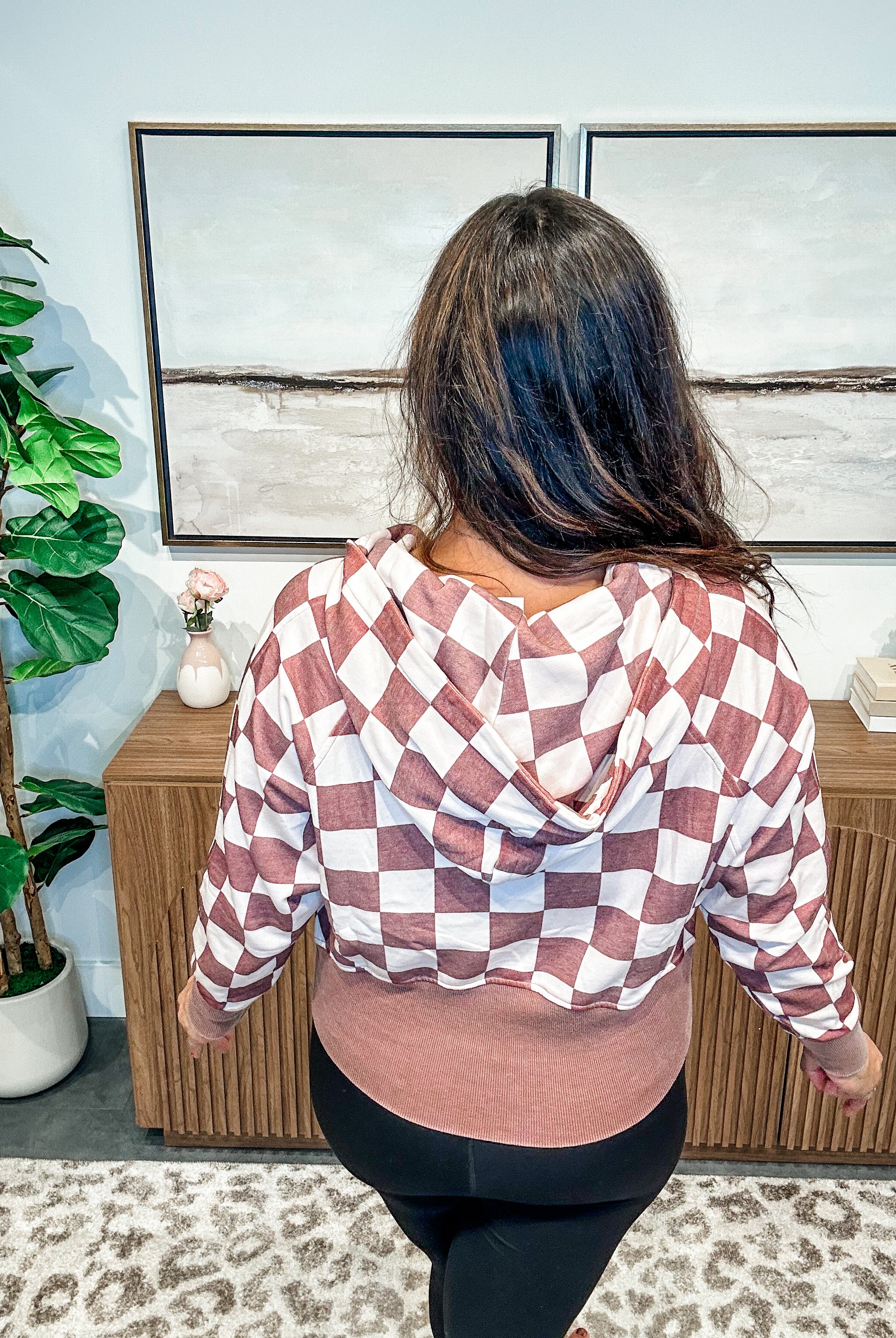 Easy Does It Pullover in Checkered (XS-1XL)-140 Sweaters-Blakeley-Hello Friends Boutique-Woman's Fashion Boutique Located in Traverse City, MI