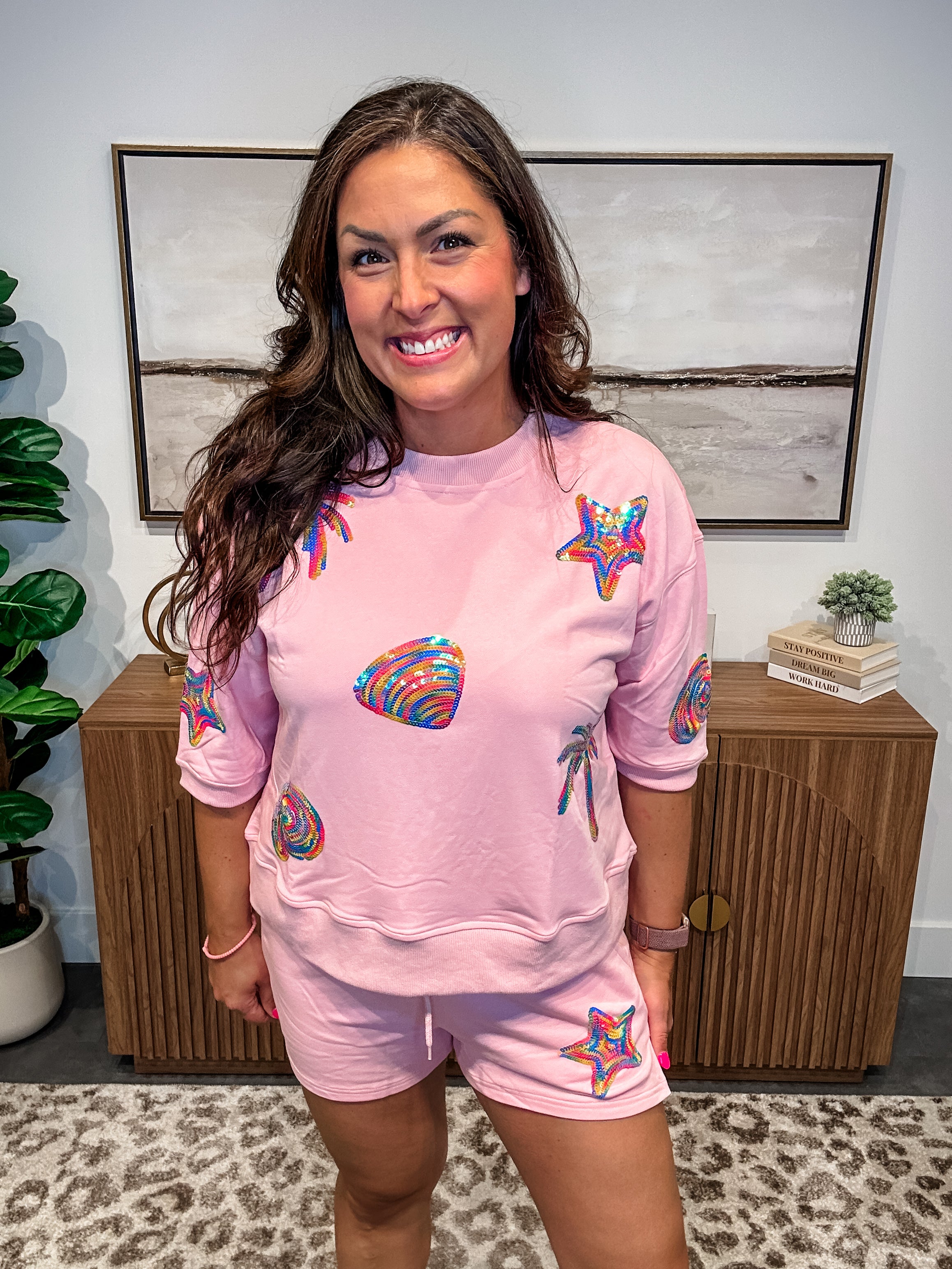We Are The People Top and Bottoms (S-XL)-100 Short Sleeve-White Birch-Hello Friends Boutique-Woman's Fashion Boutique Located in Traverse City, MI