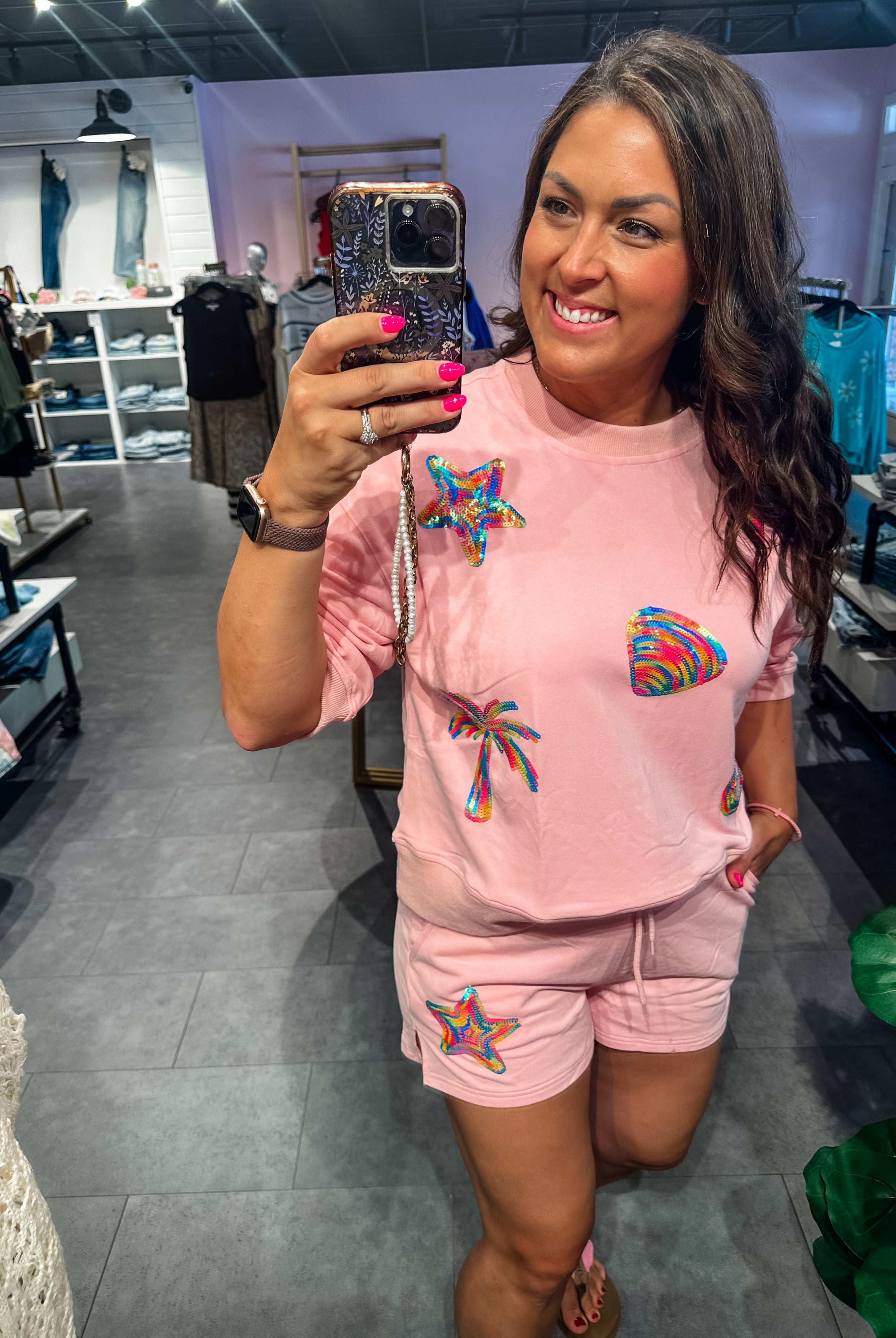 We Are The People Top and Bottoms (S-XL)-100 Short Sleeve-White Birch-Hello Friends Boutique-Woman's Fashion Boutique Located in Traverse City, MI