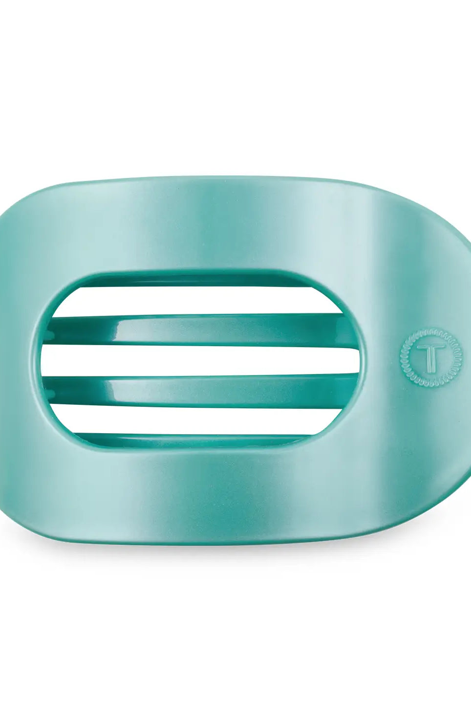 Round Flat Hair Clip | Totally Turquoise-290 Beauty-faire - TELETIES-Hello Friends Boutique-Woman's Fashion Boutique Located in Traverse City, MI