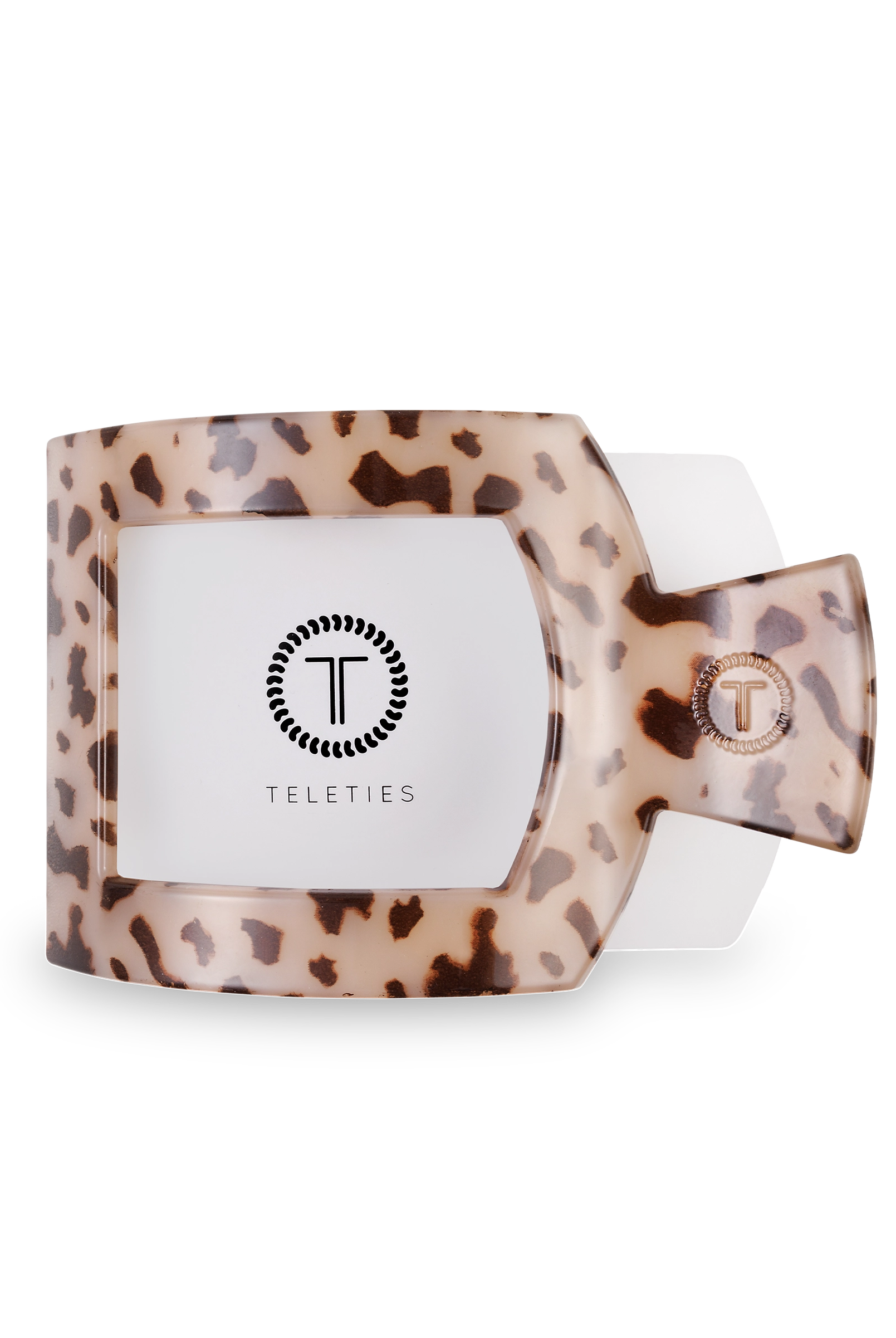 Square Flat Hair Clip | Blonde Tortoise-290 Beauty-faire - TELETIES-Hello Friends Boutique-Woman's Fashion Boutique Located in Traverse City, MI