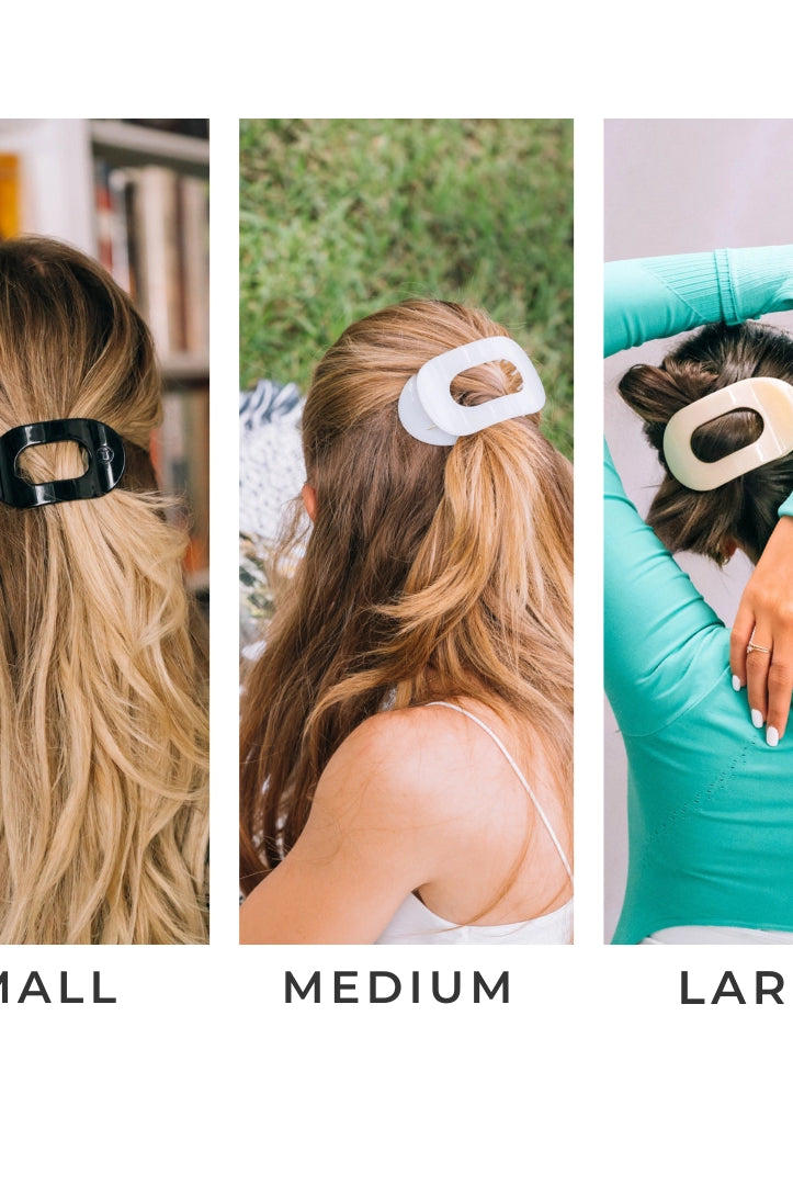 Round Flat Hair Clip | Tortoise-290 Beauty-faire - TELETIES-Hello Friends Boutique-Woman's Fashion Boutique Located in Traverse City, MI