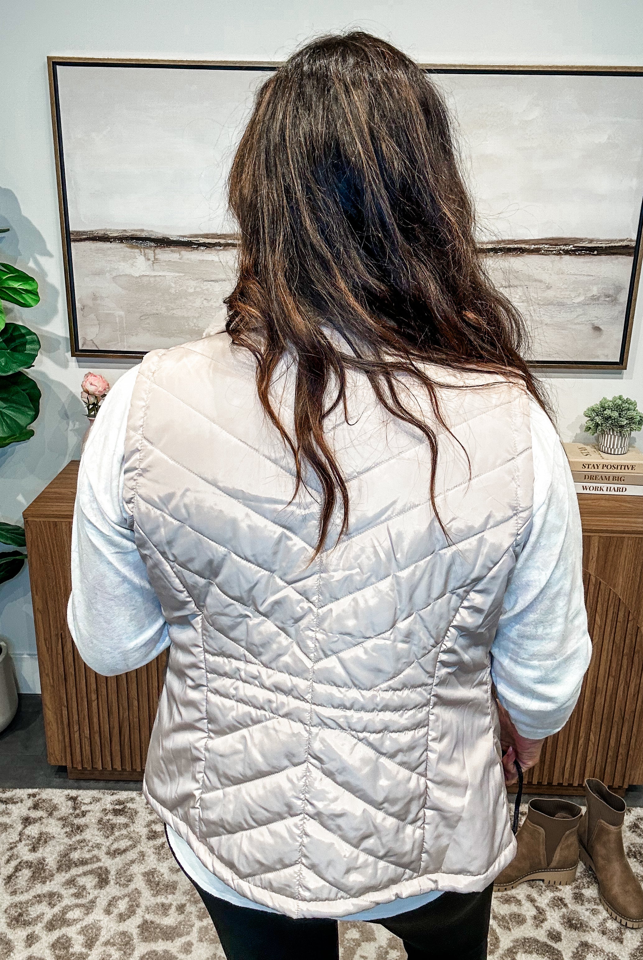 On-the-Go Zip Vest (S-3XL)-120 Sleeveless-White Birch-Hello Friends Boutique-Woman's Fashion Boutique Located in Traverse City, MI