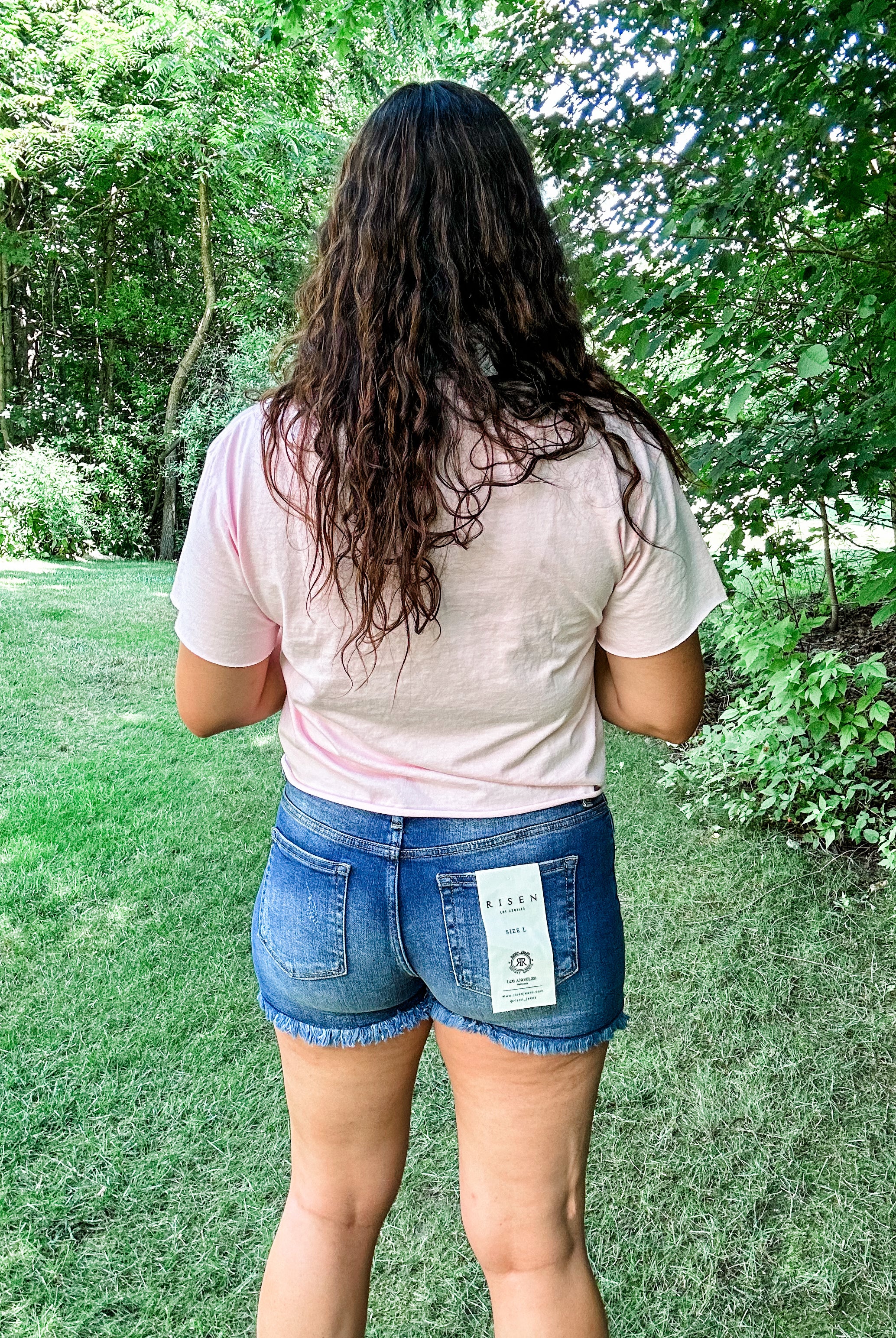 Rebel Rise Frayed Shorts (S-3XL) - SAVE SPRING-220 Shorts/Skirts/Skorts-RISEN-Hello Friends Boutique-Woman's Fashion Boutique Located in Traverse City, MI