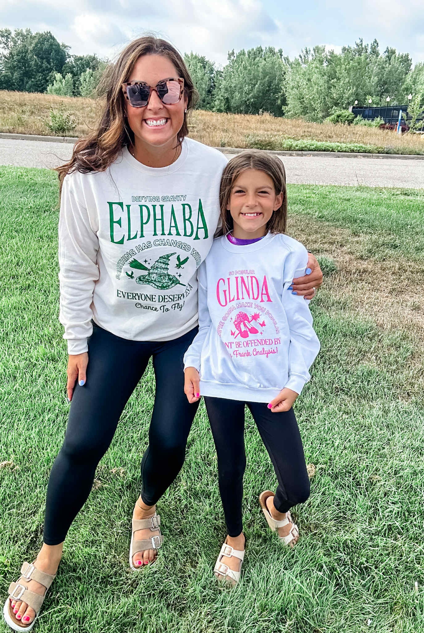 Elphaba OR Glinda Youth (XS-XL) & Adult Sweatshirt (S-2XL)-150 Sweatshirts/Hoodies-Poppy & Pine-Hello Friends Boutique-Woman's Fashion Boutique Located in Traverse City, MI