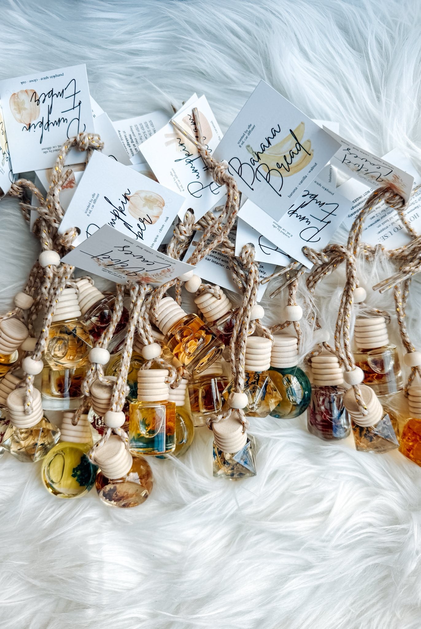 Fall Car Diffuser-300 Treats/Gift-Scented by Elle-Hello Friends Boutique-Woman's Fashion Boutique Located in Traverse City, MI