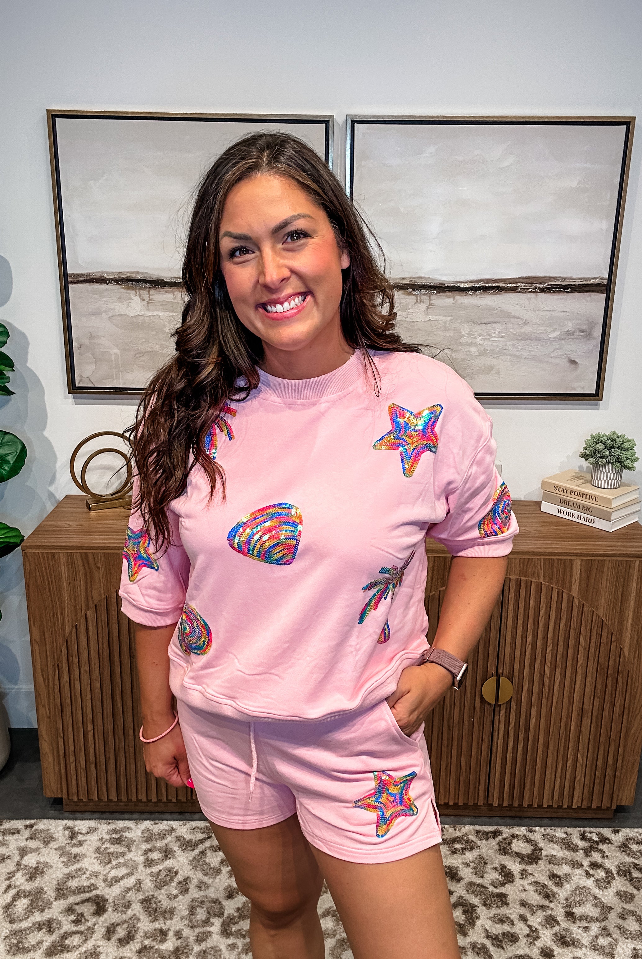 We Are The People Top and Bottoms (S-XL)-100 Short Sleeve-White Birch-Hello Friends Boutique-Woman's Fashion Boutique Located in Traverse City, MI