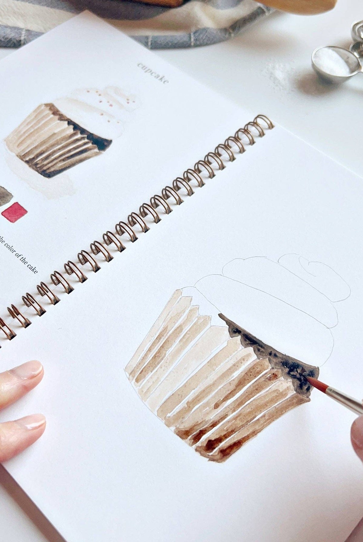 Bake & Paint Watercolor Workbook-300 Treats/Gift-emily lex studio-Hello Friends Boutique-Woman's Fashion Boutique Located in Traverse City, MI