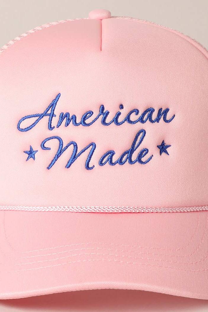 American Made Trucker Hat-280 Other Accessories-Fashion City-Hello Friends Boutique-Woman's Fashion Boutique Located in Traverse City, MI