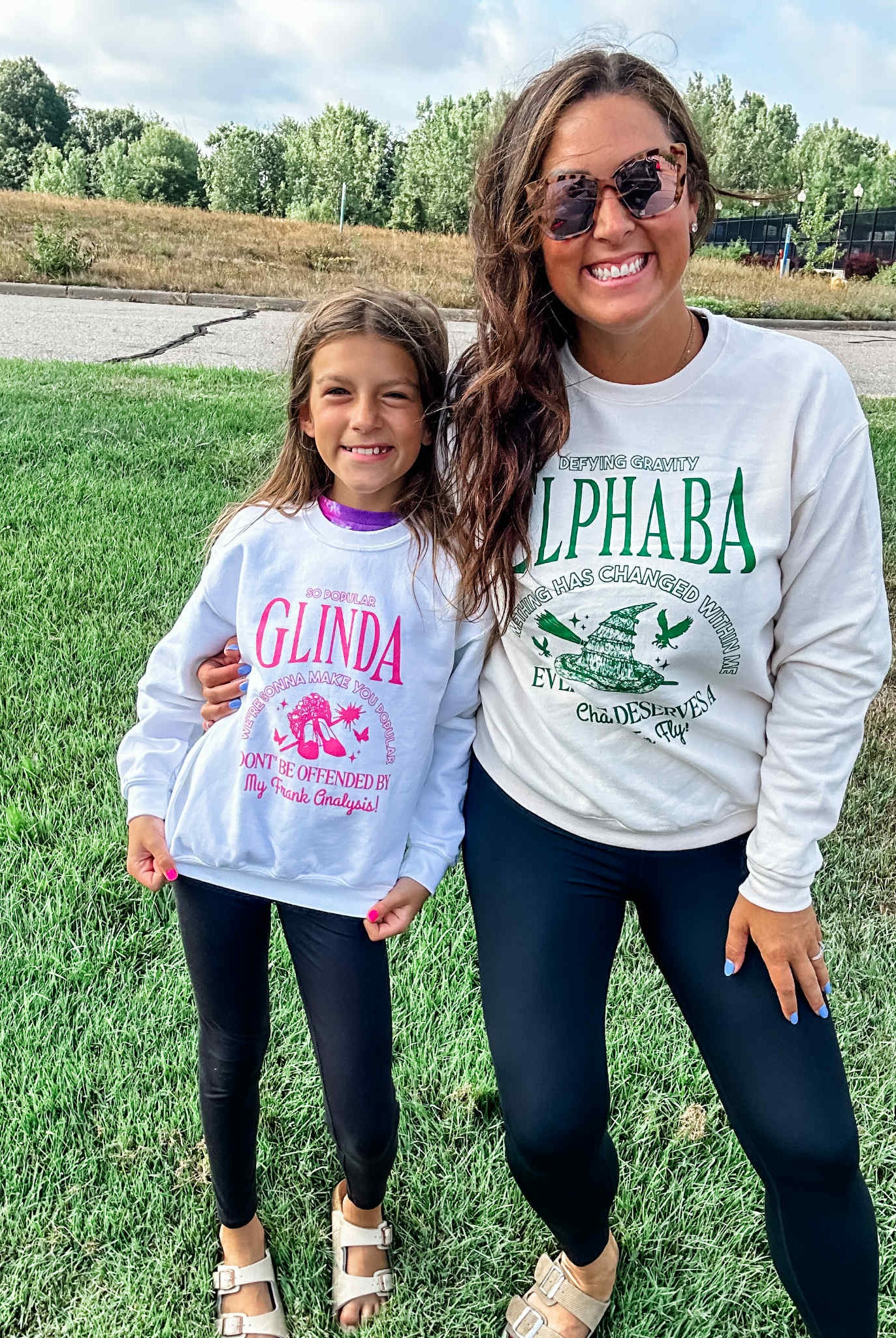 Elphaba OR Glinda Youth (XS-XL) & Adult Sweatshirt (S-2XL)-150 Sweatshirts/Hoodies-Poppy & Pine-Hello Friends Boutique-Woman's Fashion Boutique Located in Traverse City, MI