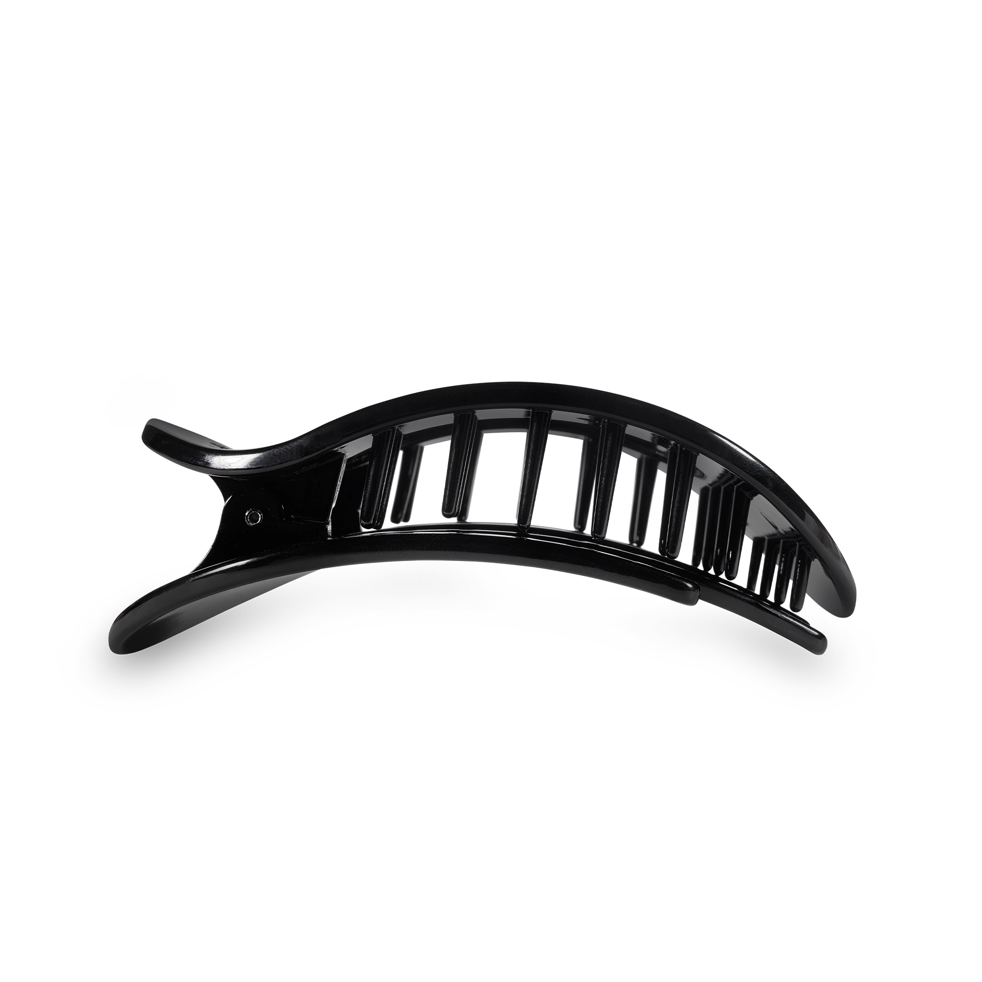 Round Flat Hair Clip | Jet Black-290 Beauty-faire - TELETIES-Hello Friends Boutique-Woman's Fashion Boutique Located in Traverse City, MI