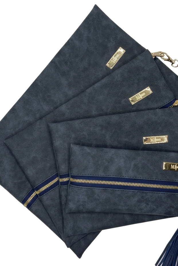 LIVE BOX- Suede Soul Sapphire - Center Zip Pack