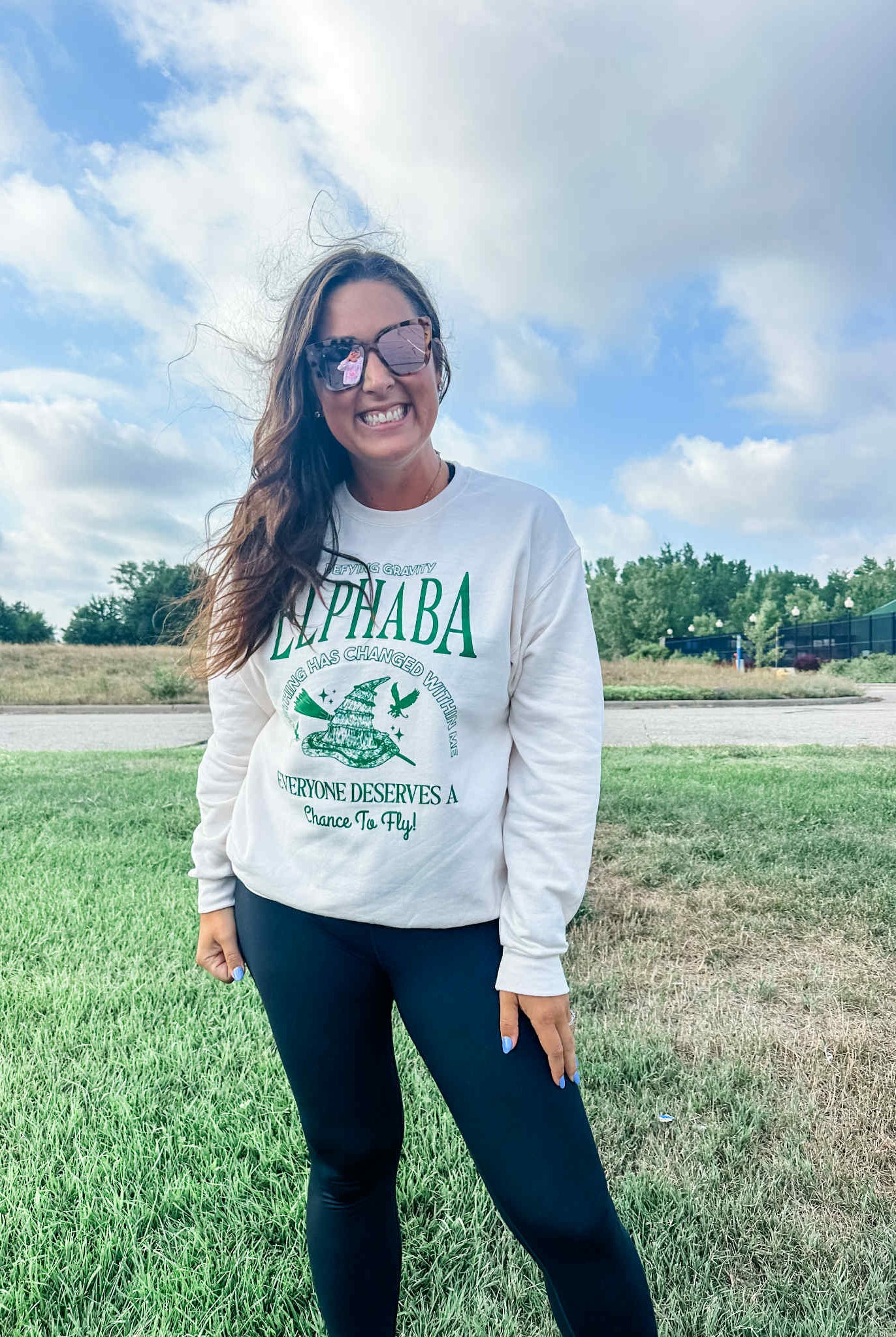 Elphaba OR Glinda Youth (XS-XL) & Adult Sweatshirt (S-2XL)-150 Sweatshirts/Hoodies-Poppy & Pine-Hello Friends Boutique-Woman's Fashion Boutique Located in Traverse City, MI