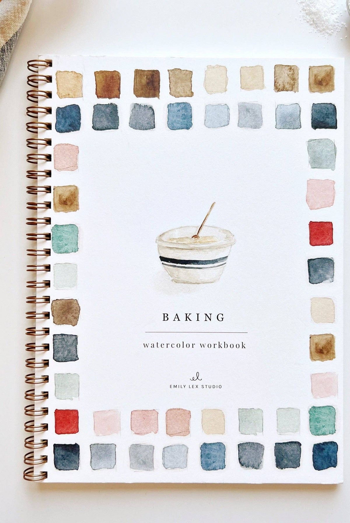 Bake & Paint Watercolor Workbook-300 Treats/Gift-emily lex studio-Hello Friends Boutique-Woman's Fashion Boutique Located in Traverse City, MI
