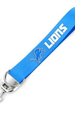 Detroit Lions Wristlet Keychain-240 Jewelry-Aminco USA-Hello Friends Boutique-Woman's Fashion Boutique Located in Traverse City, MI