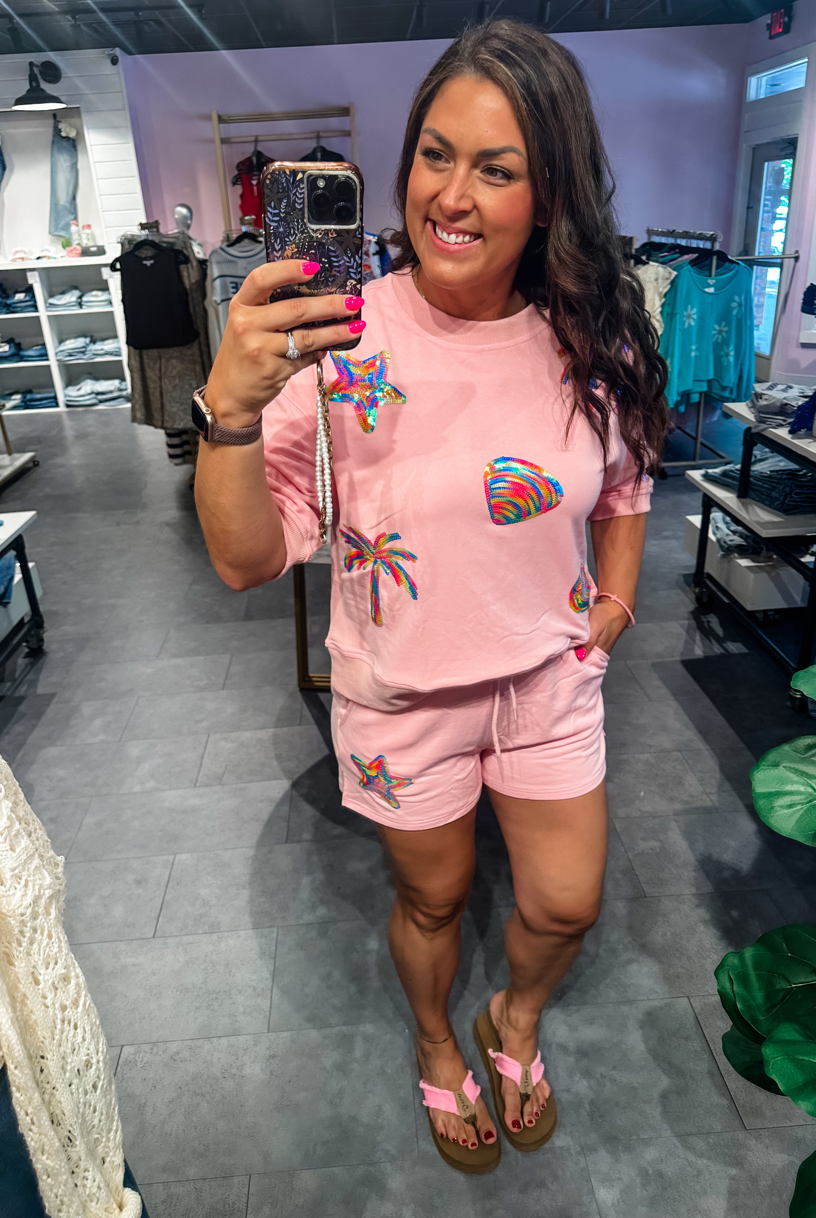 We Are The People Top and Bottoms (S-XL)-100 Short Sleeve-White Birch-Hello Friends Boutique-Woman's Fashion Boutique Located in Traverse City, MI