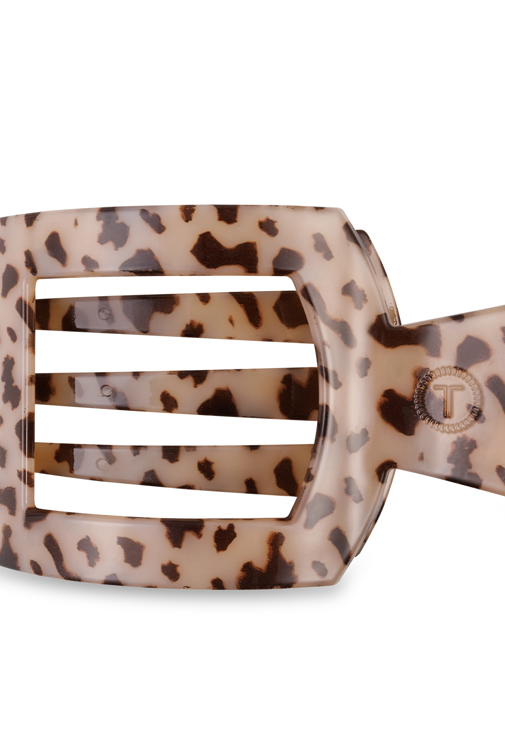 Square Flat Hair Clip | Blonde Tortoise-290 Beauty-faire - TELETIES-Hello Friends Boutique-Woman's Fashion Boutique Located in Traverse City, MI