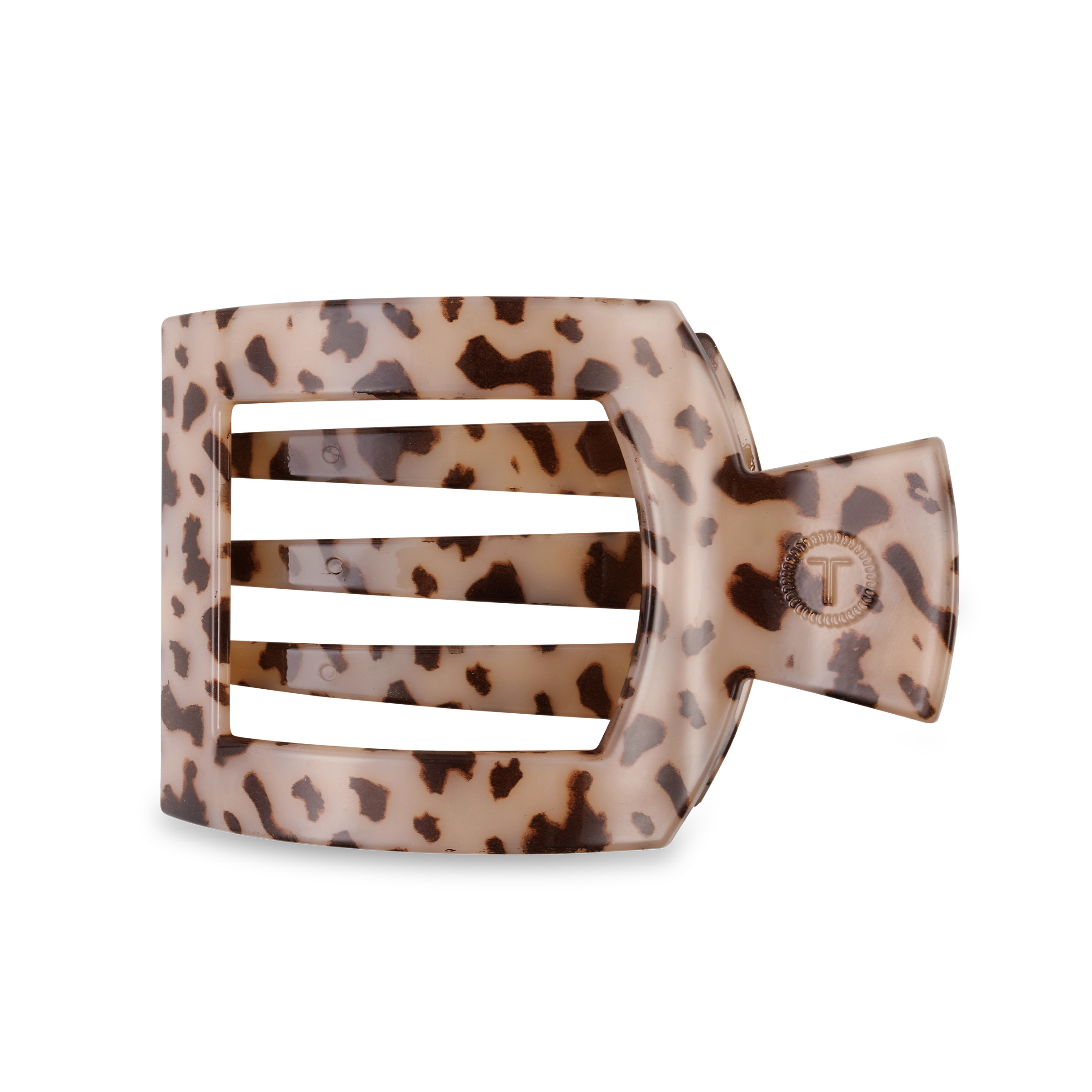 Square Flat Hair Clip | Blonde Tortoise-290 Beauty-faire - TELETIES-Hello Friends Boutique-Woman's Fashion Boutique Located in Traverse City, MI