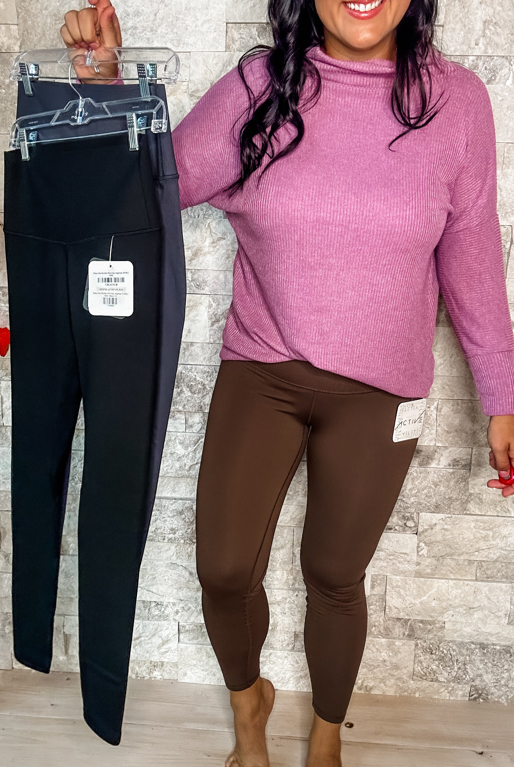 Easy Like Sunday Morning Leggings (S-3XL)-210 Leggings/Joggers-Yelete-Hello Friends Boutique-Woman's Fashion Boutique Located in Traverse City, MI