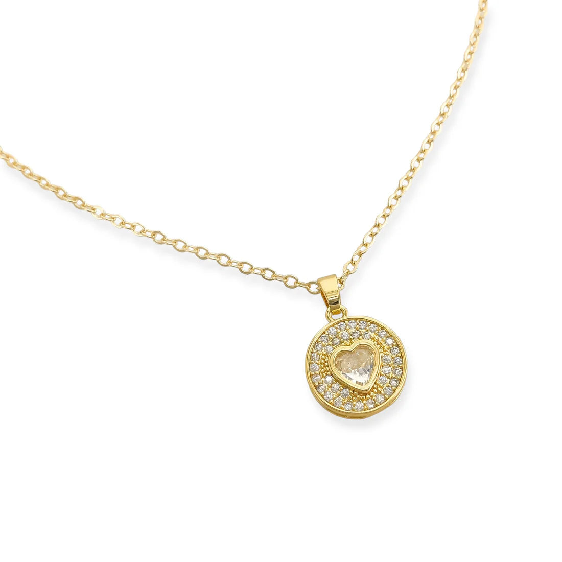 CZ Heart Necklace-240 Jewelry-omgblings-Hello Friends Boutique-Woman's Fashion Boutique Located in Traverse City, MI