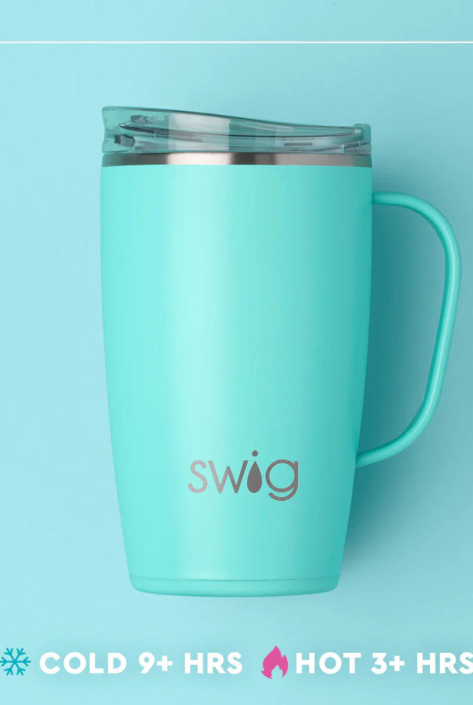 Pretty in Pearl Travel Mug 18oz-300 Treats/Gift-Swig Life-Hello Friends Boutique-Woman's Fashion Boutique Located in Traverse City, MI