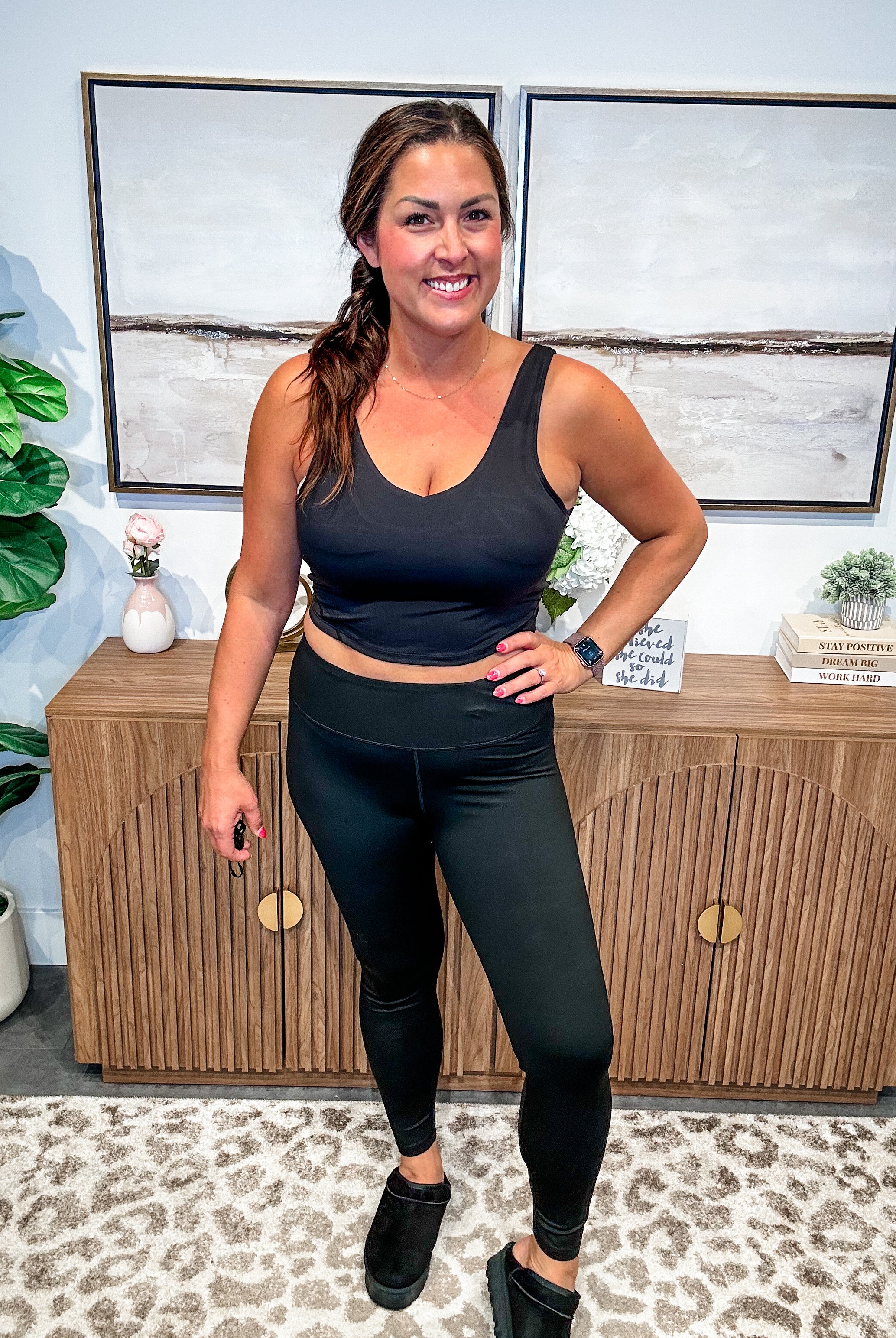 Momentum High-Rise Active Leggings (S-L)-210 Leggings/Joggers-Yelete-Hello Friends Boutique-Woman's Fashion Boutique Located in Traverse City, MI