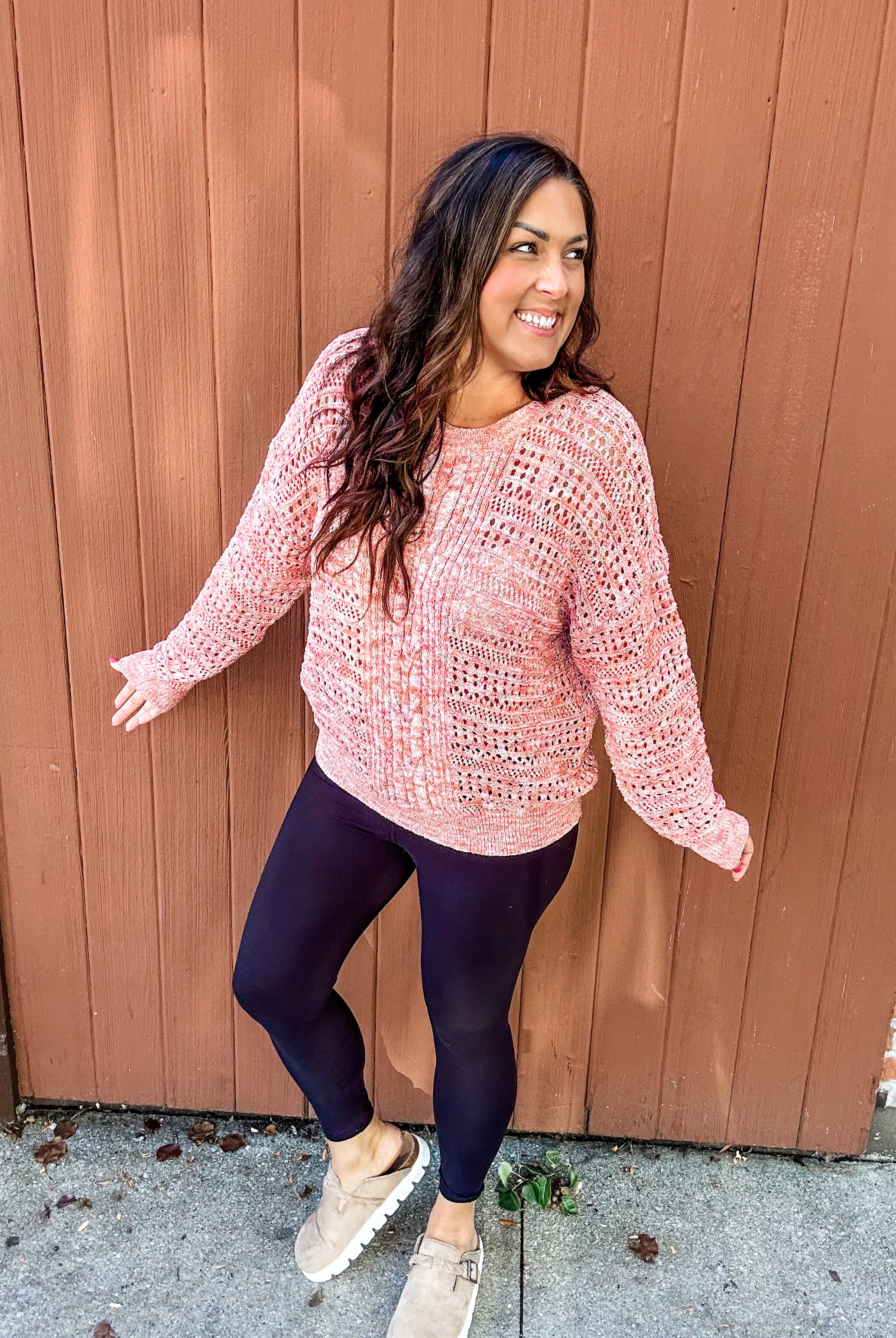 Threaded Vibes Top (S-L)-110 Long Sleeve-Easel-Hello Friends Boutique-Woman's Fashion Boutique Located in Traverse City, MI