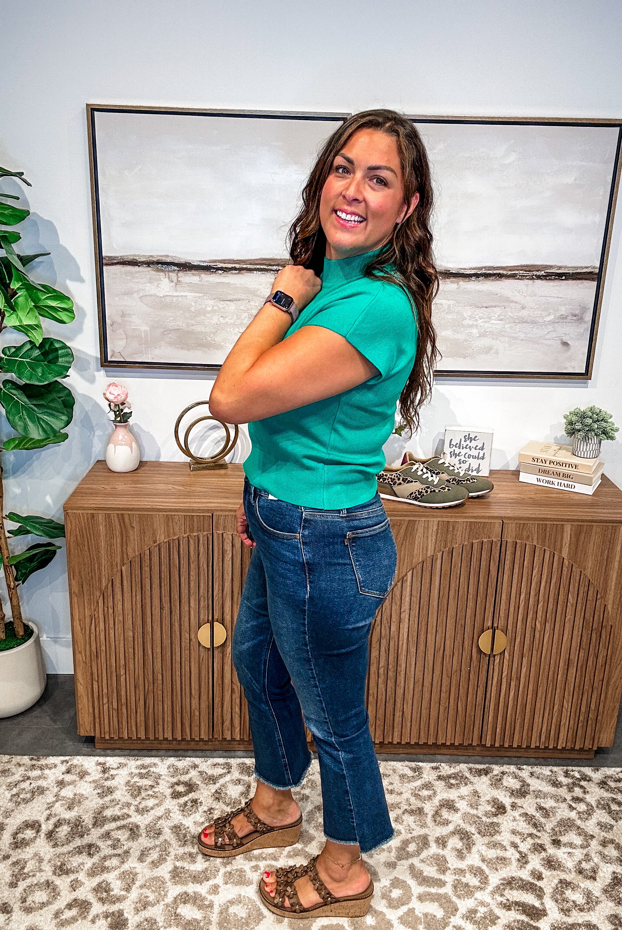 The City Chic Kick Flares (0-24W)-200 Denim-Judy Blue-Hello Friends Boutique-Woman's Fashion Boutique Located in Traverse City, MI