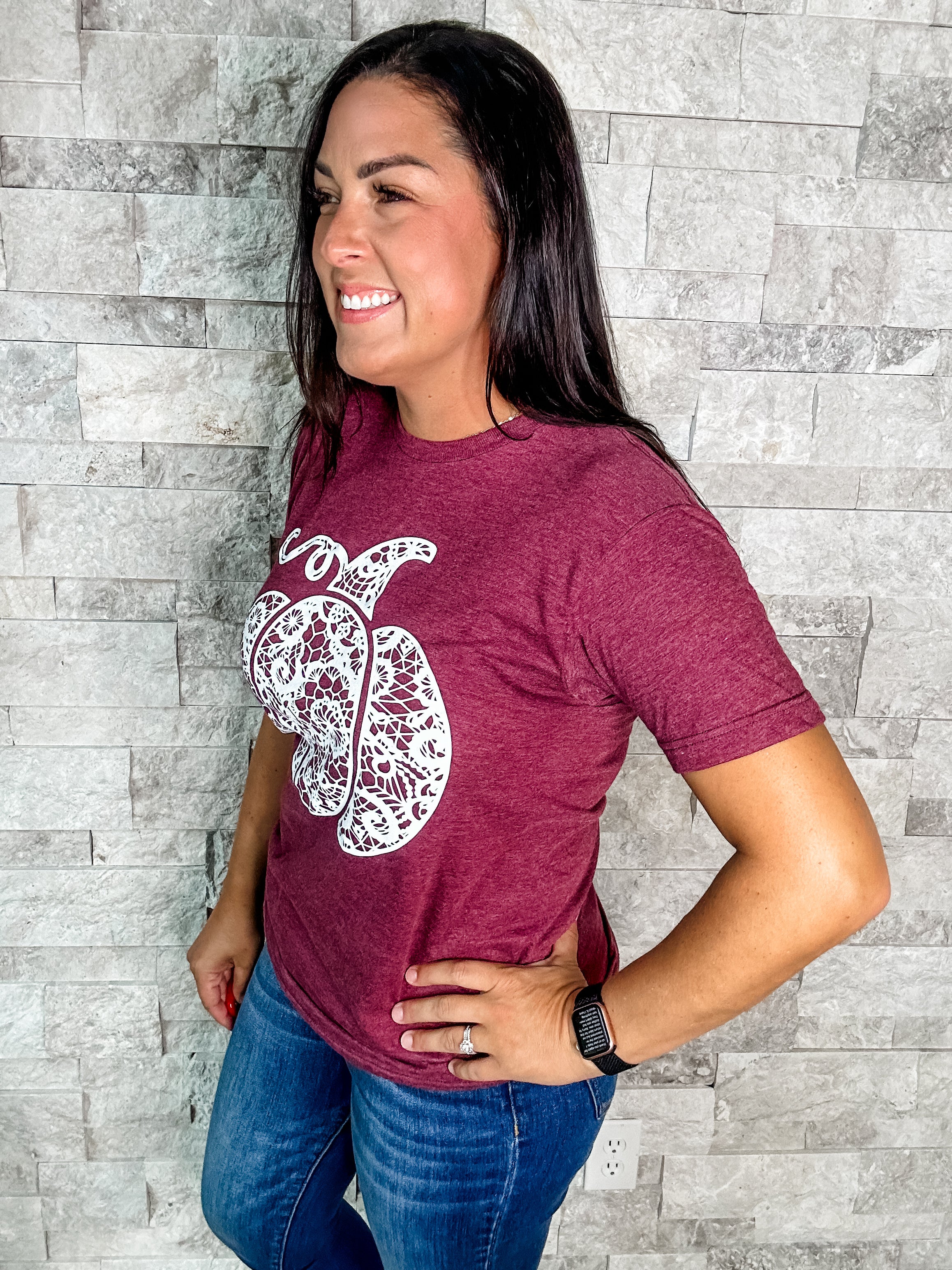 Pumpkin Spice Tee (S-3XL)-130 Graphic Tees-FOX & OWL-Hello Friends Boutique-Woman's Fashion Boutique Located in Traverse City, MI