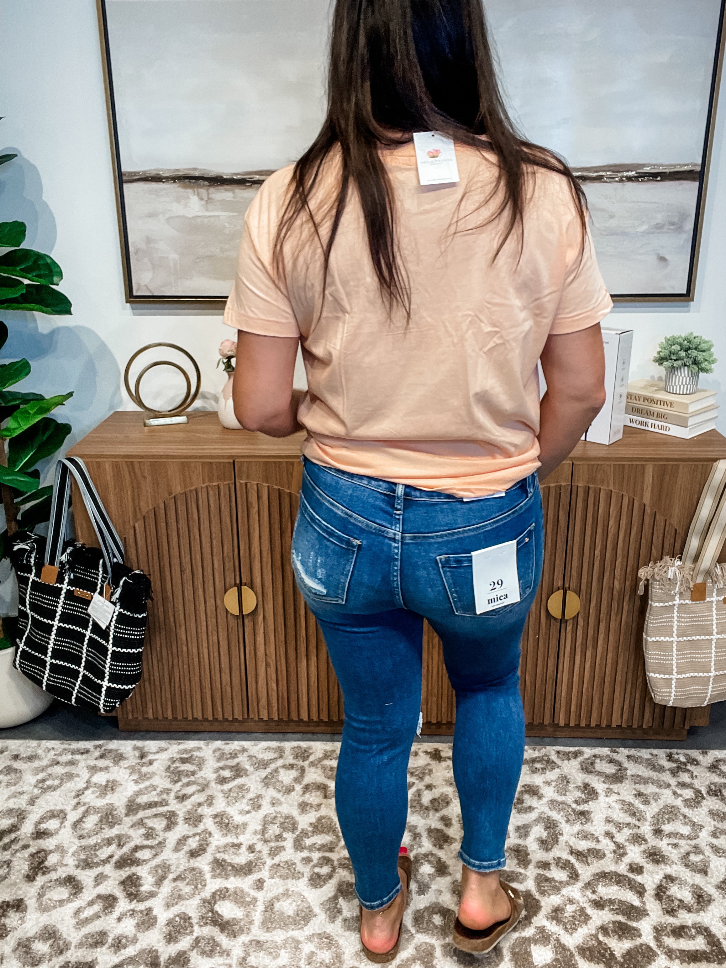 Look Your Best High Rise Denim (24-22W)-200 Denim-Mica Denim-Hello Friends Boutique-Woman's Fashion Boutique Located in Traverse City, MI