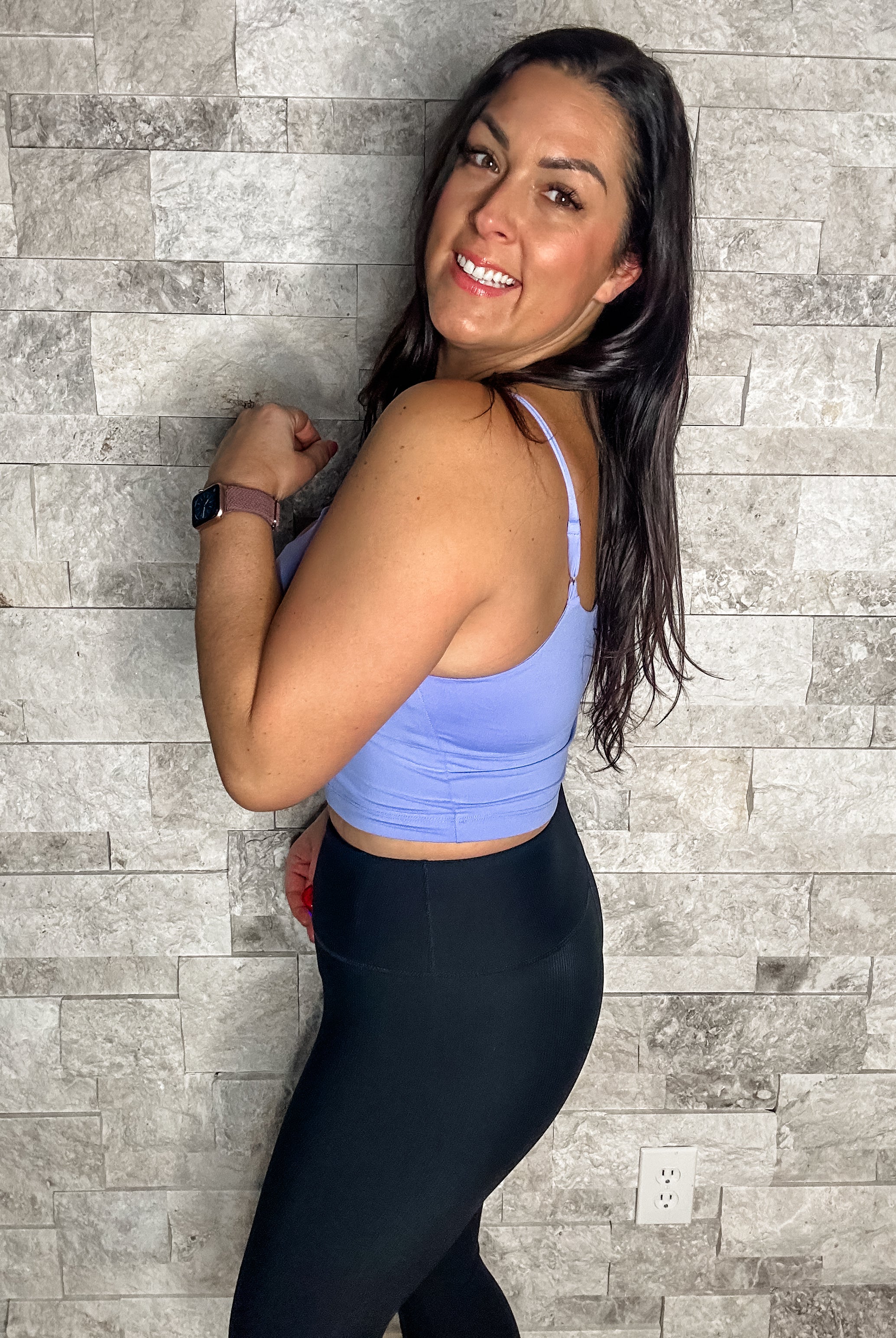 Worth The Chase Camisole in Blue Hyacinth (S-3XL)-120 Sleeveless-Rae Mode-Hello Friends Boutique-Woman's Fashion Boutique Located in Traverse City, MI