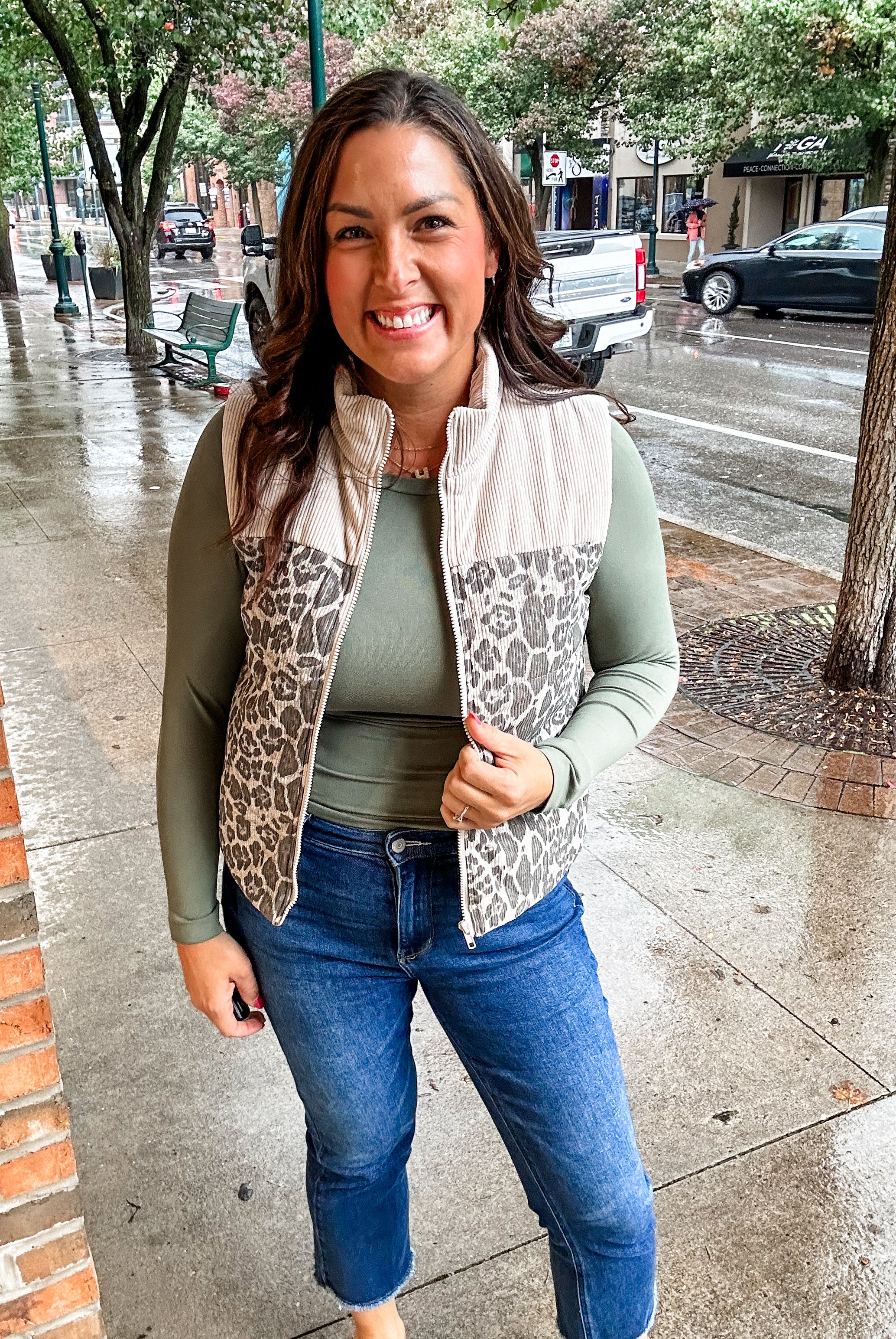 Fierce & Fluffy Puffer Vest (S-XL)-120 Sleeveless-Staccato-Hello Friends Boutique-Woman's Fashion Boutique Located in Traverse City, MI