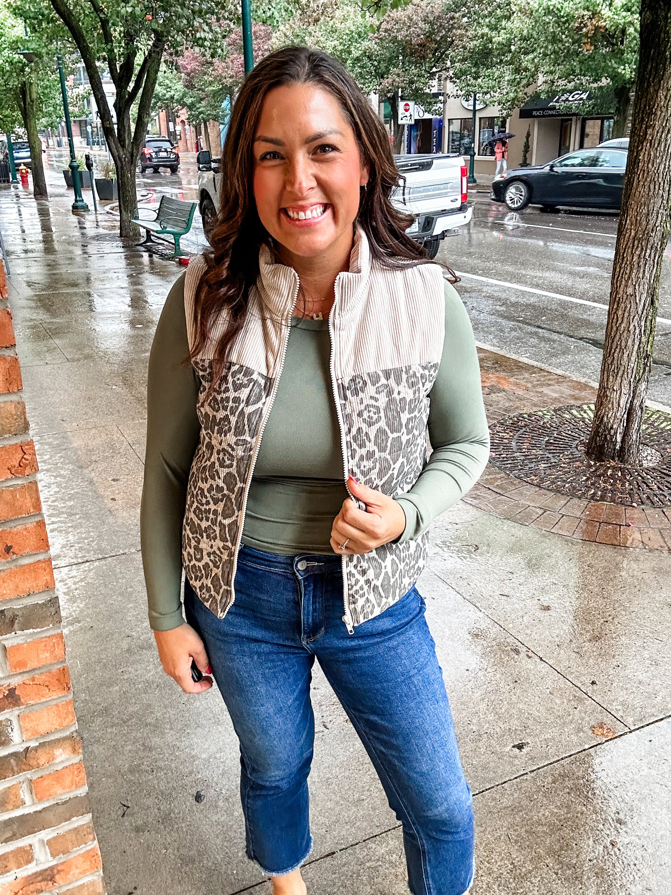 Fierce & Fluffy Puffer Vest (S-XL)-120 Sleeveless-Staccato-Hello Friends Boutique-Woman's Fashion Boutique Located in Traverse City, MI