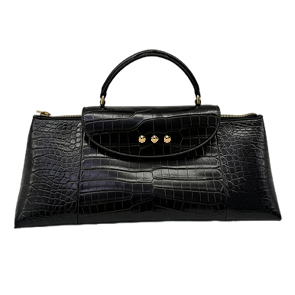 Elena Croc Embossed Crossbody-Crossbody Bag-Pretty Simple