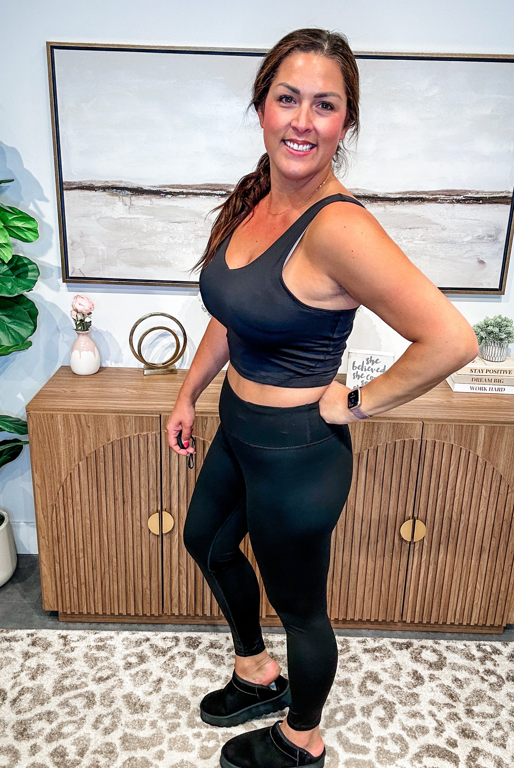 Momentum High-Rise Active Leggings (S-L)-210 Leggings/Joggers-Yelete-Hello Friends Boutique-Woman's Fashion Boutique Located in Traverse City, MI